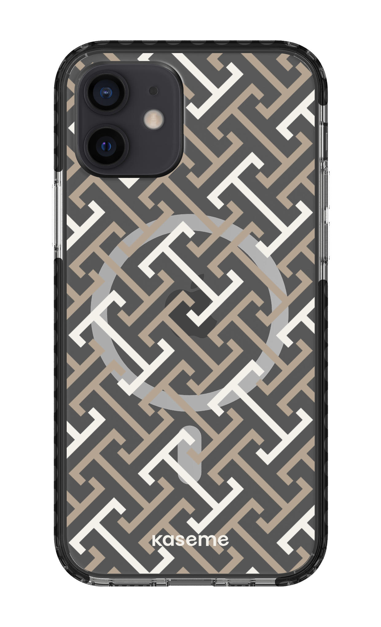 iPhone 12 Clear Case Magsafe - Black Elite Clear Case -