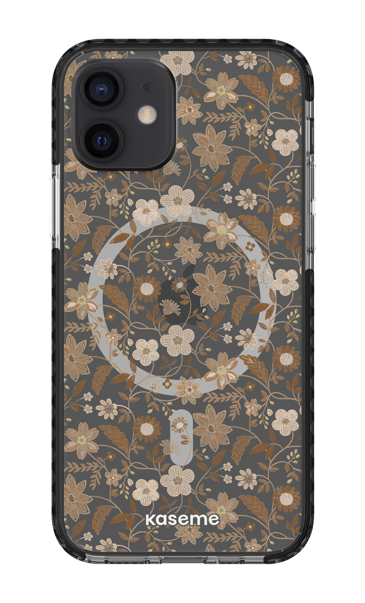 iPhone 12 Clear Case Magsafe - Black Eloise Clear Case -