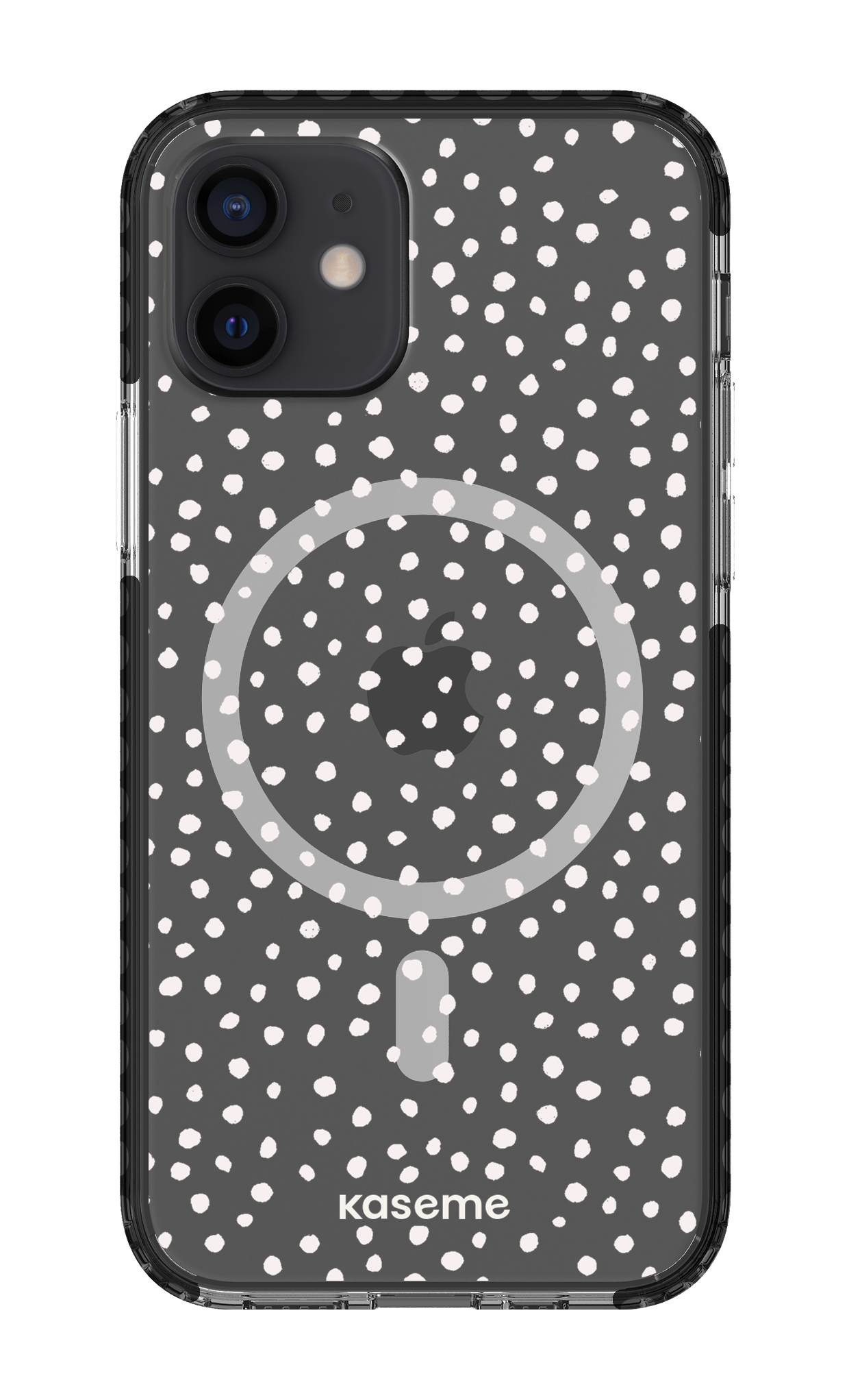 iPhone 12 Clear Case Magsafe - Black Honey Clear Case -