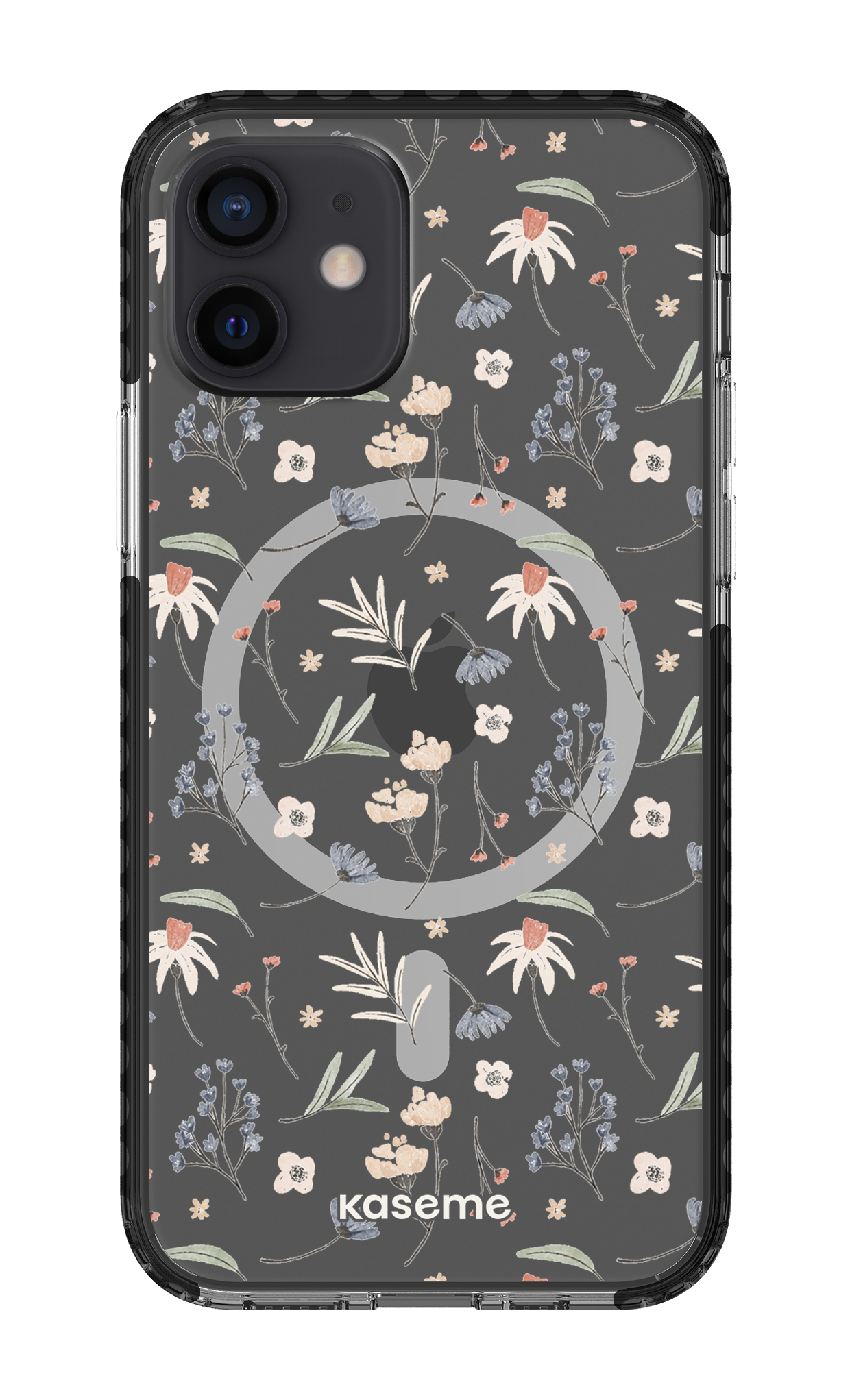 iPhone 12 Clear Case Magsafe - Black Mia Clear Case -