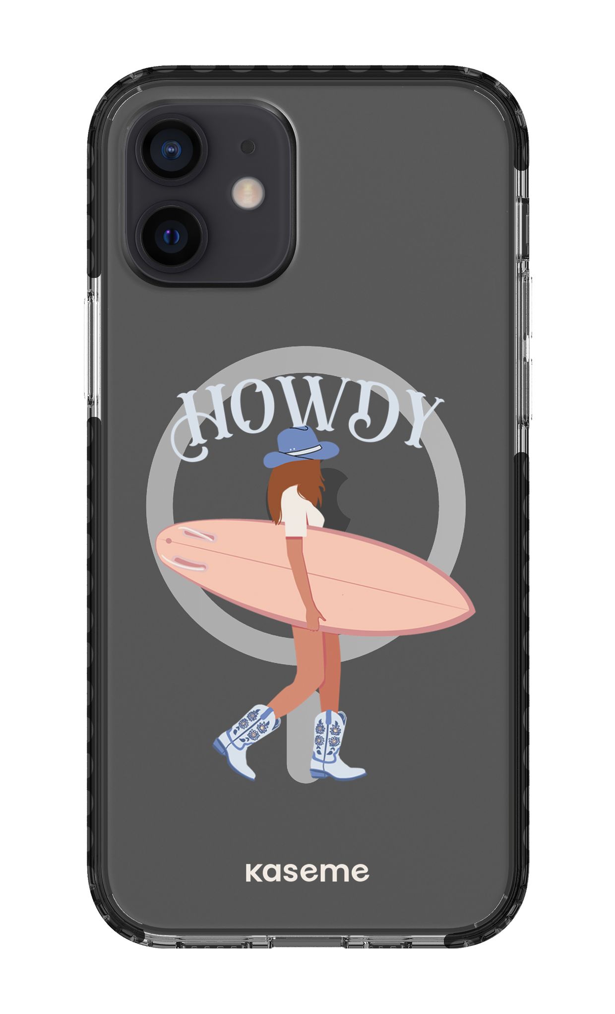 iPhone 12 Clear Case Magsafe - Black Westsea Clear Case -