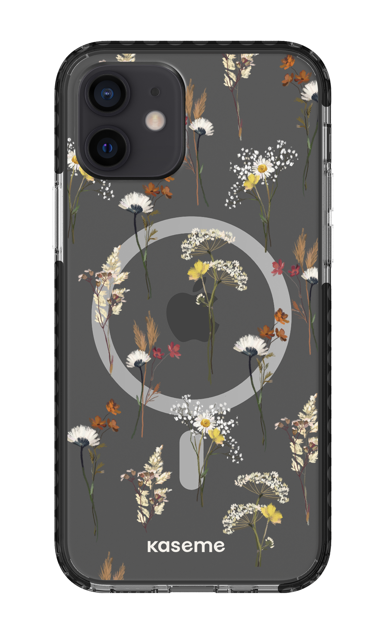 iPhone 12 Clear Case Magsafe - Black Wilderness Clear Case -