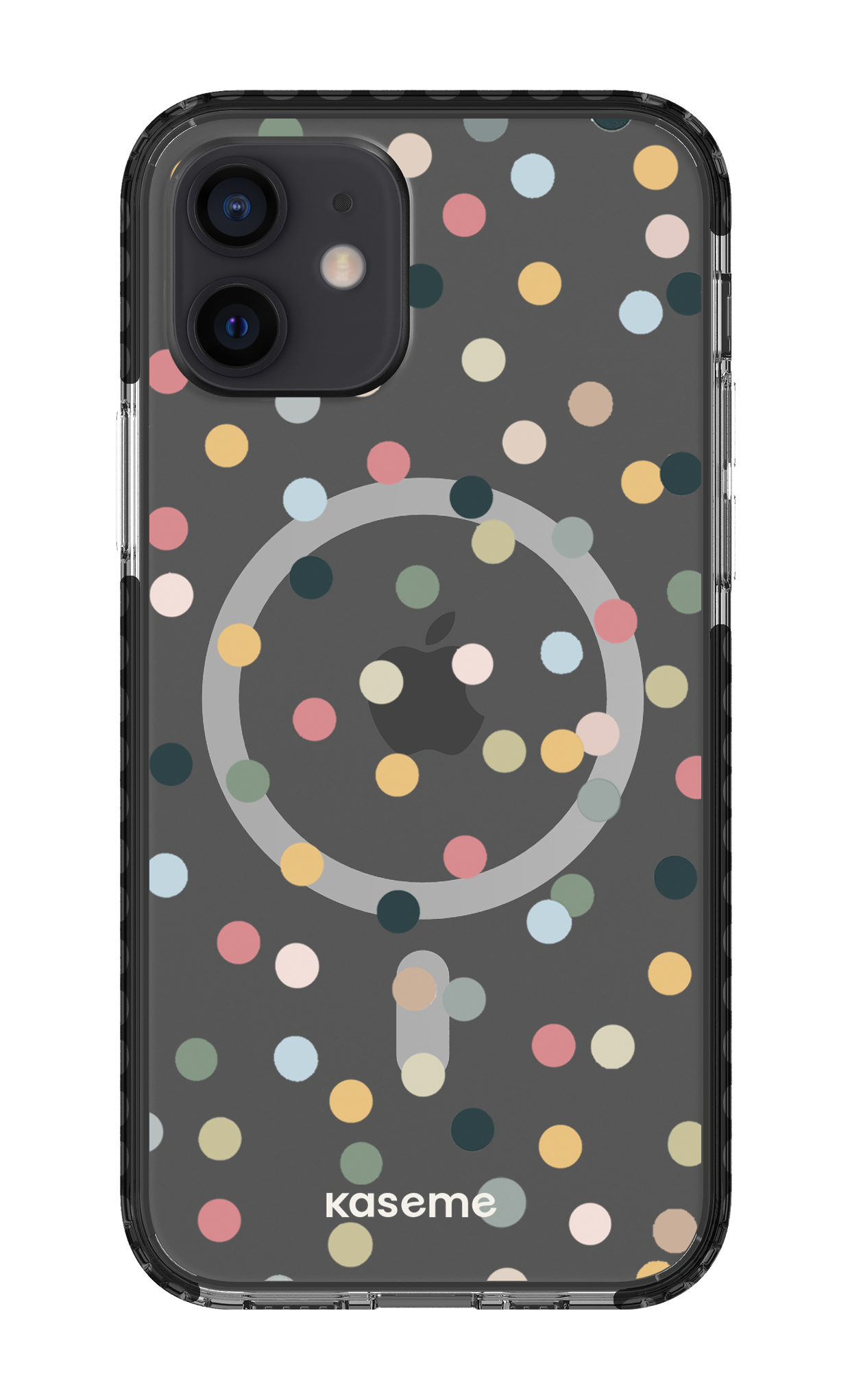 iPhone 12 Clear Case Magsafe - Black Willow clear case -