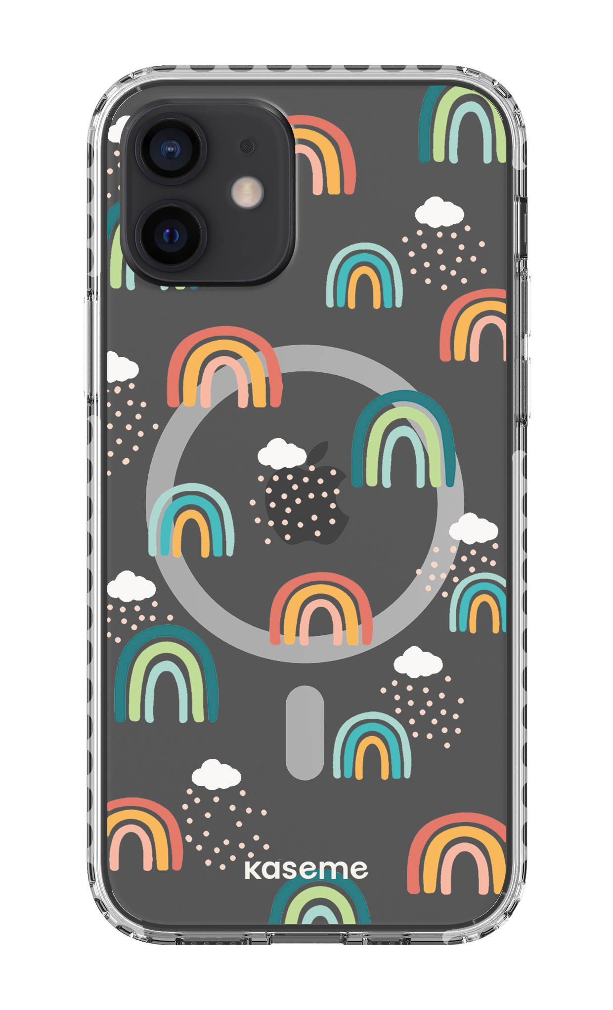 iPhone 12 Clear Case Magsafe - White Be You Clear Case -