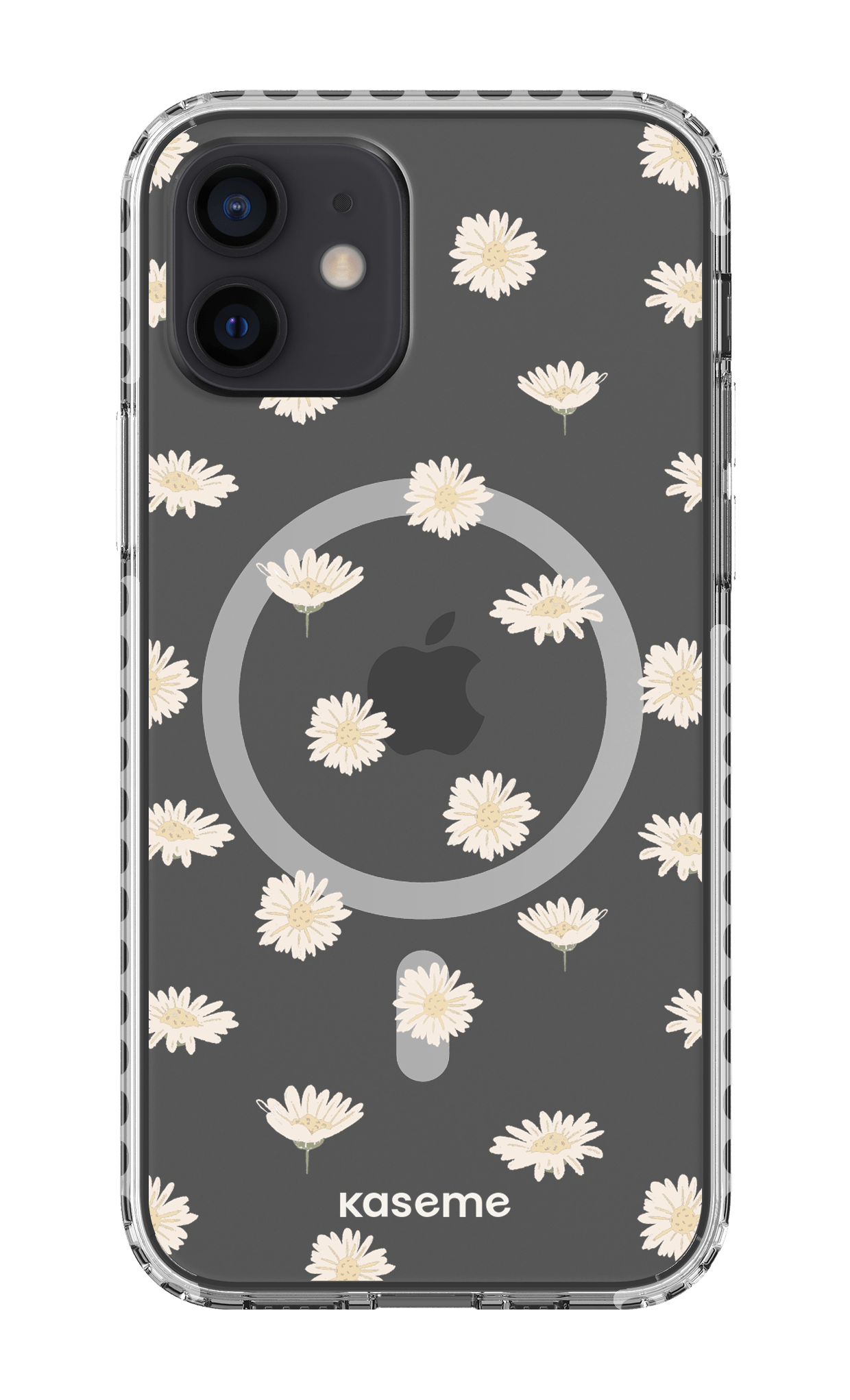 iPhone 12 Clear Case Magsafe - White Bella Clear Case -