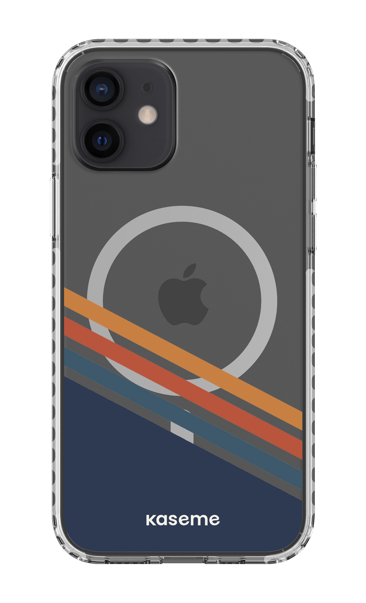 iPhone 12 Clear Case Magsafe - White Bitter Clear Case -