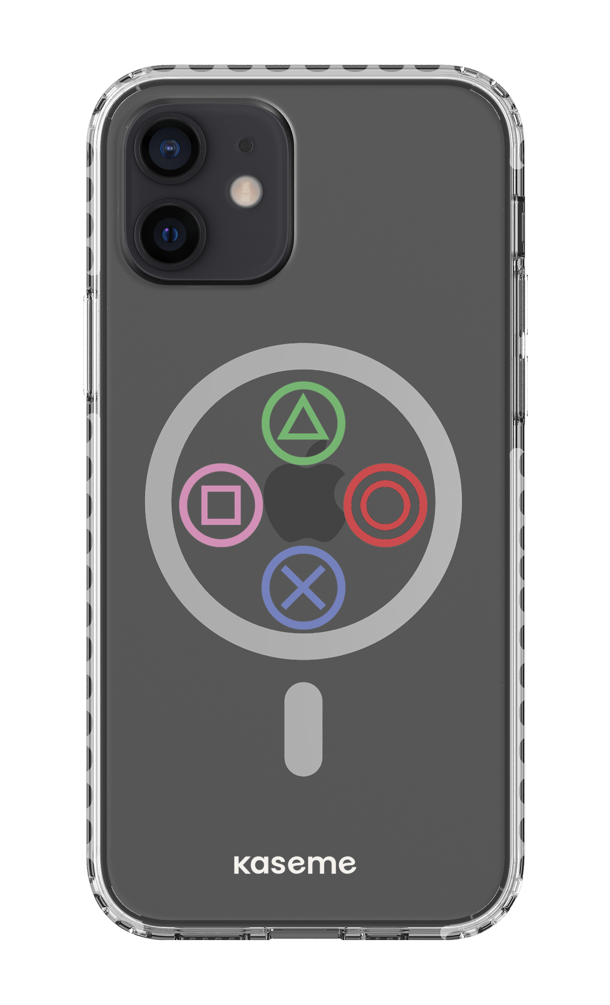 iPhone 12 Clear Case Magsafe - White Console clear case -