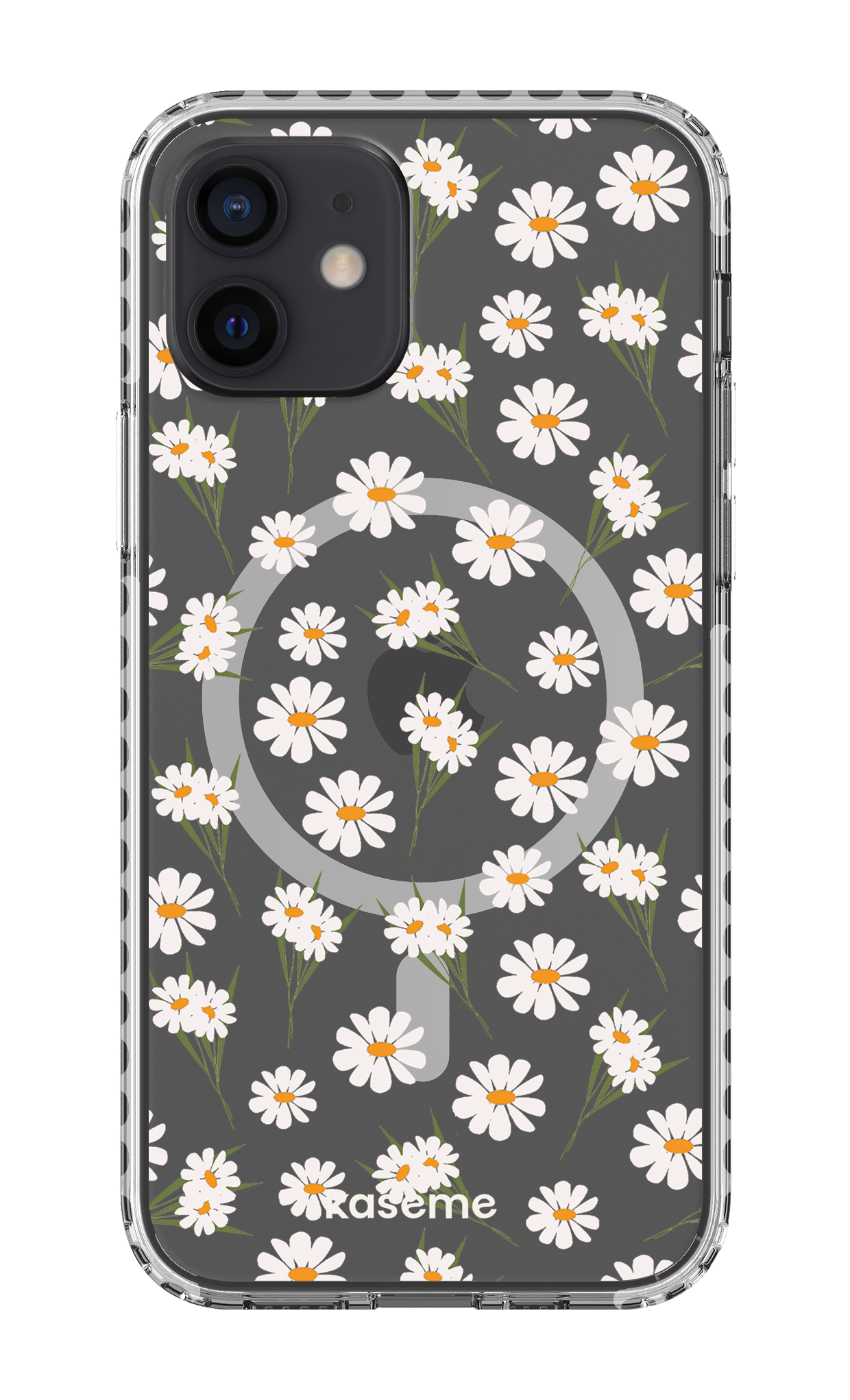 iPhone 12 Clear Case Magsafe - White Jane Clear Case -