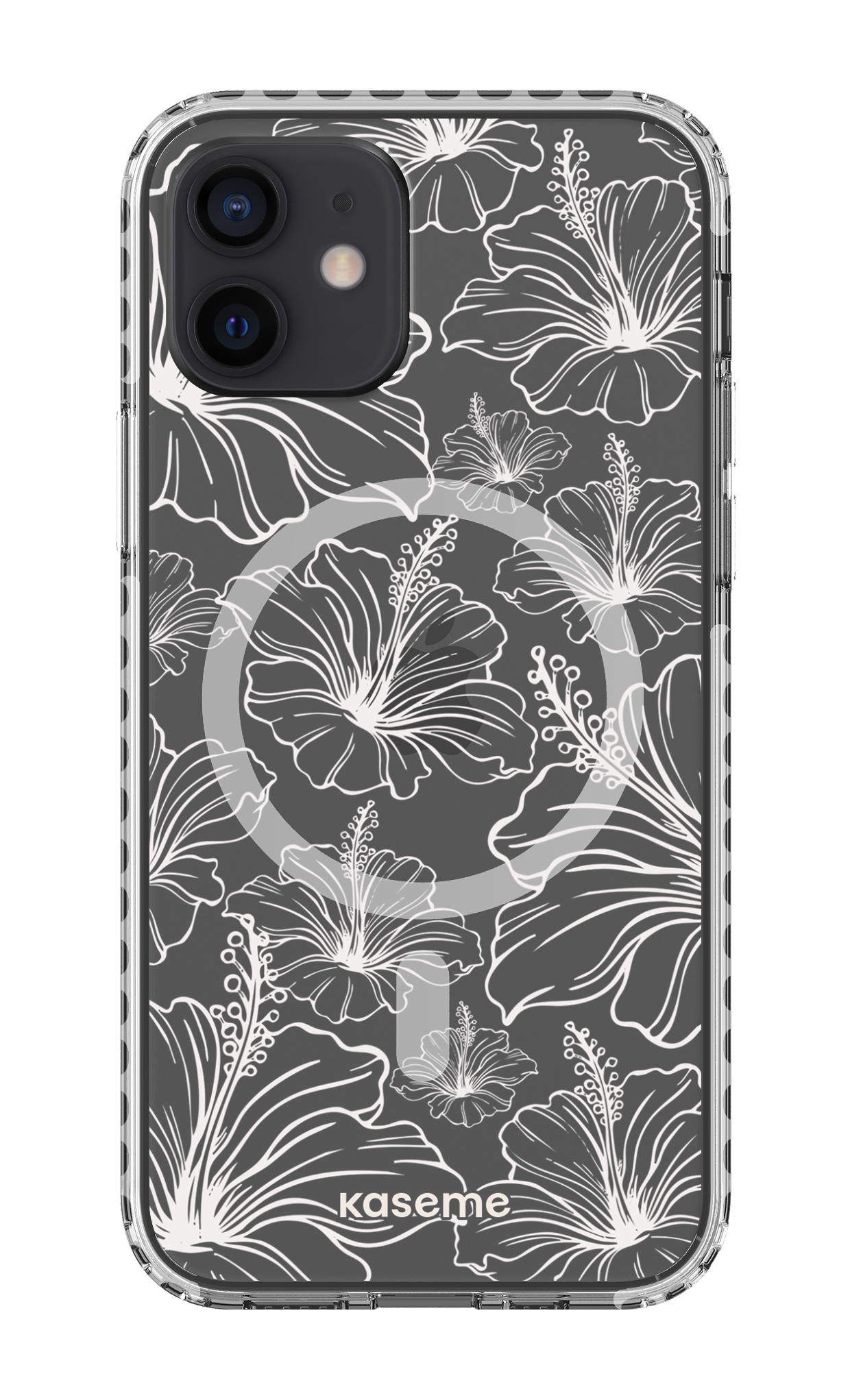 iPhone 12 Clear Case Magsafe - White Kahala Clear Case -