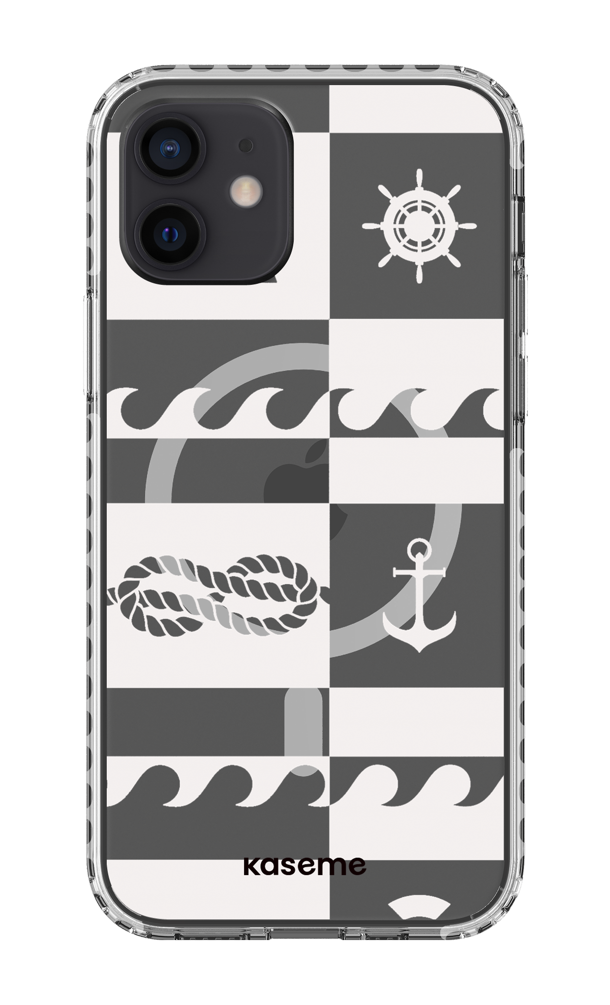 iPhone 12 Clear Case Magsafe - White Sail Clear Case -