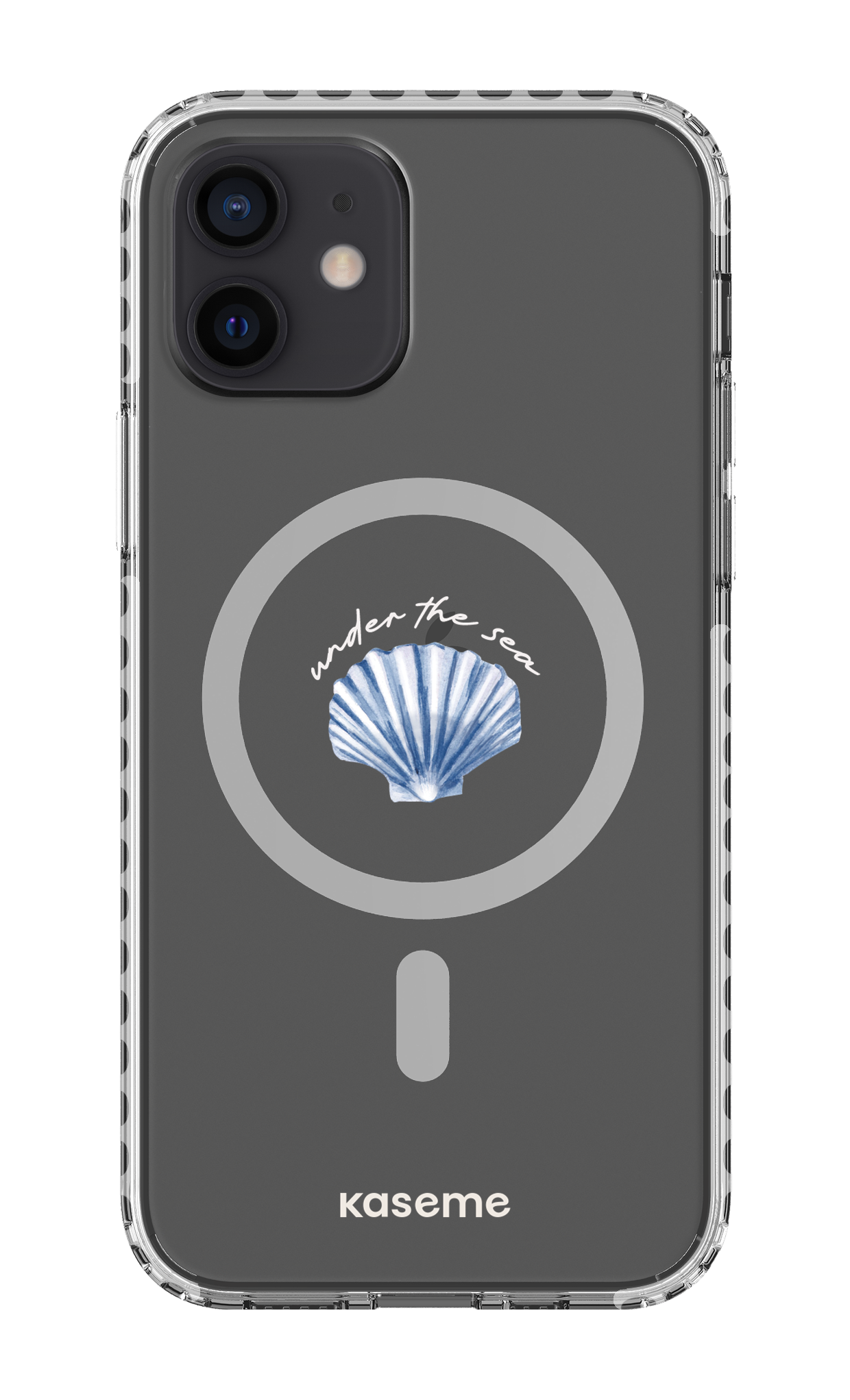 iPhone 12 Clear Case Magsafe - White Sealia Clear Case -