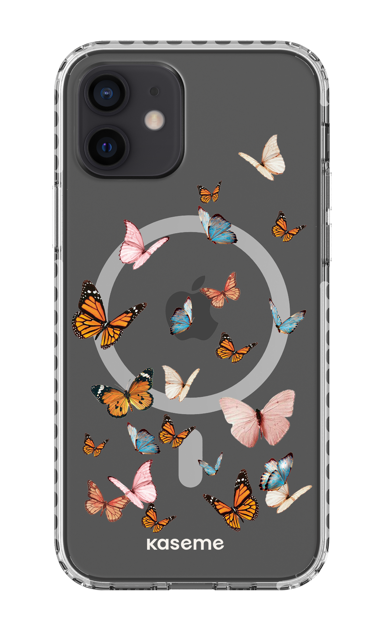 iPhone 12 Clear Case Magsafe - White Soarin Clear Case -