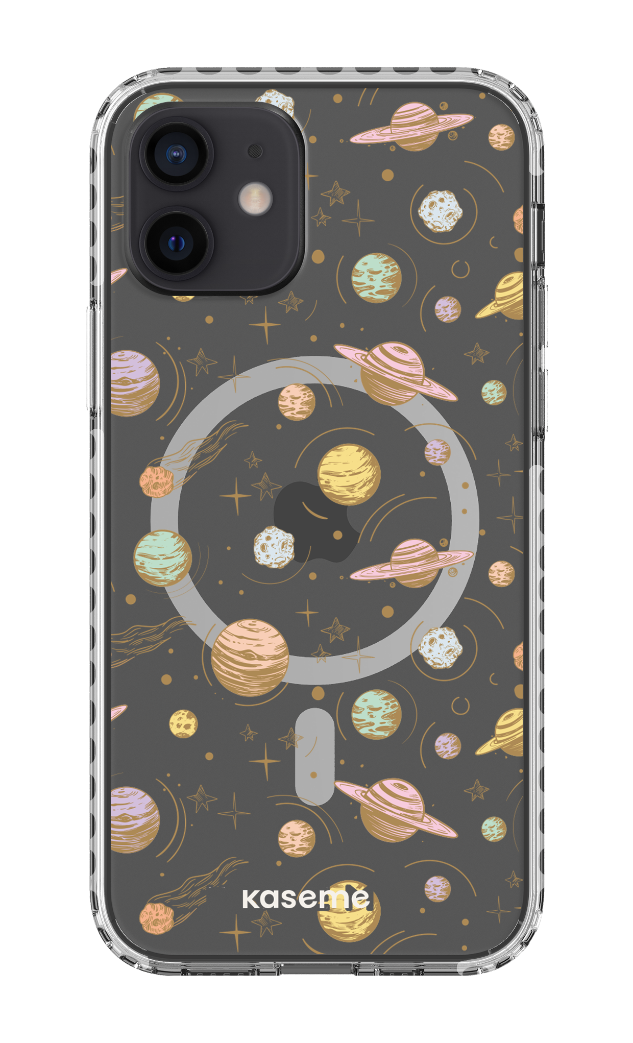 iPhone 12 Clear Case Magsafe - White Solar Clear Case -