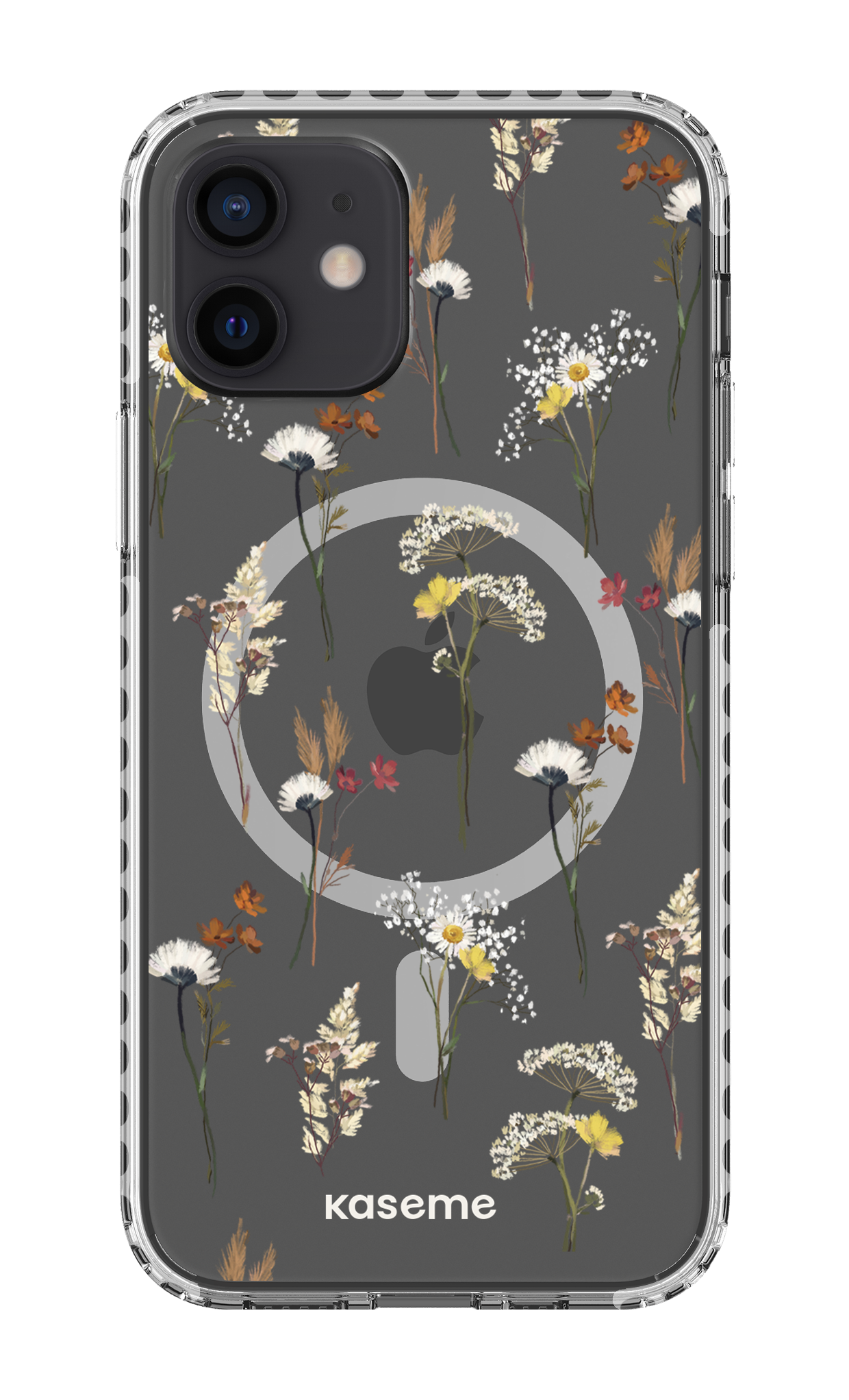 iPhone 12 Clear Case Magsafe - White Wilderness Clear Case -