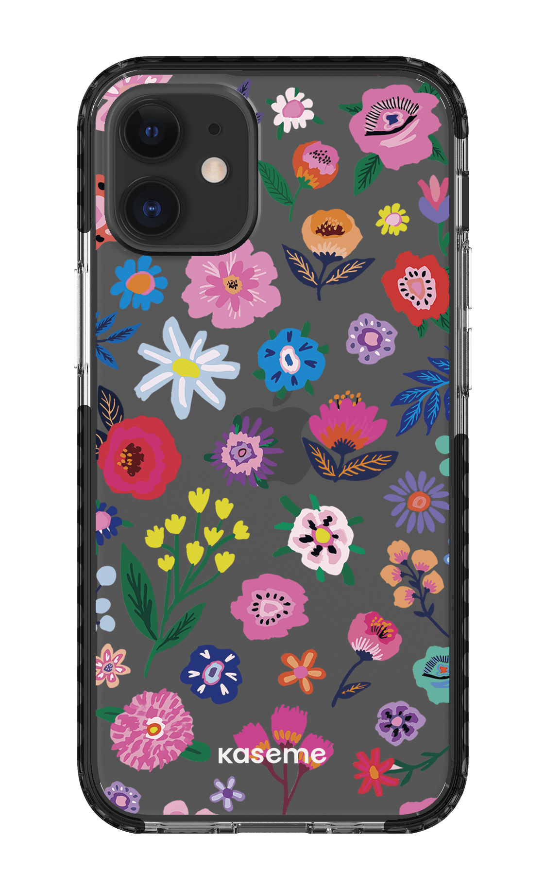 iPhone 12 Mini Clear Case - Black Aura Clear Case -