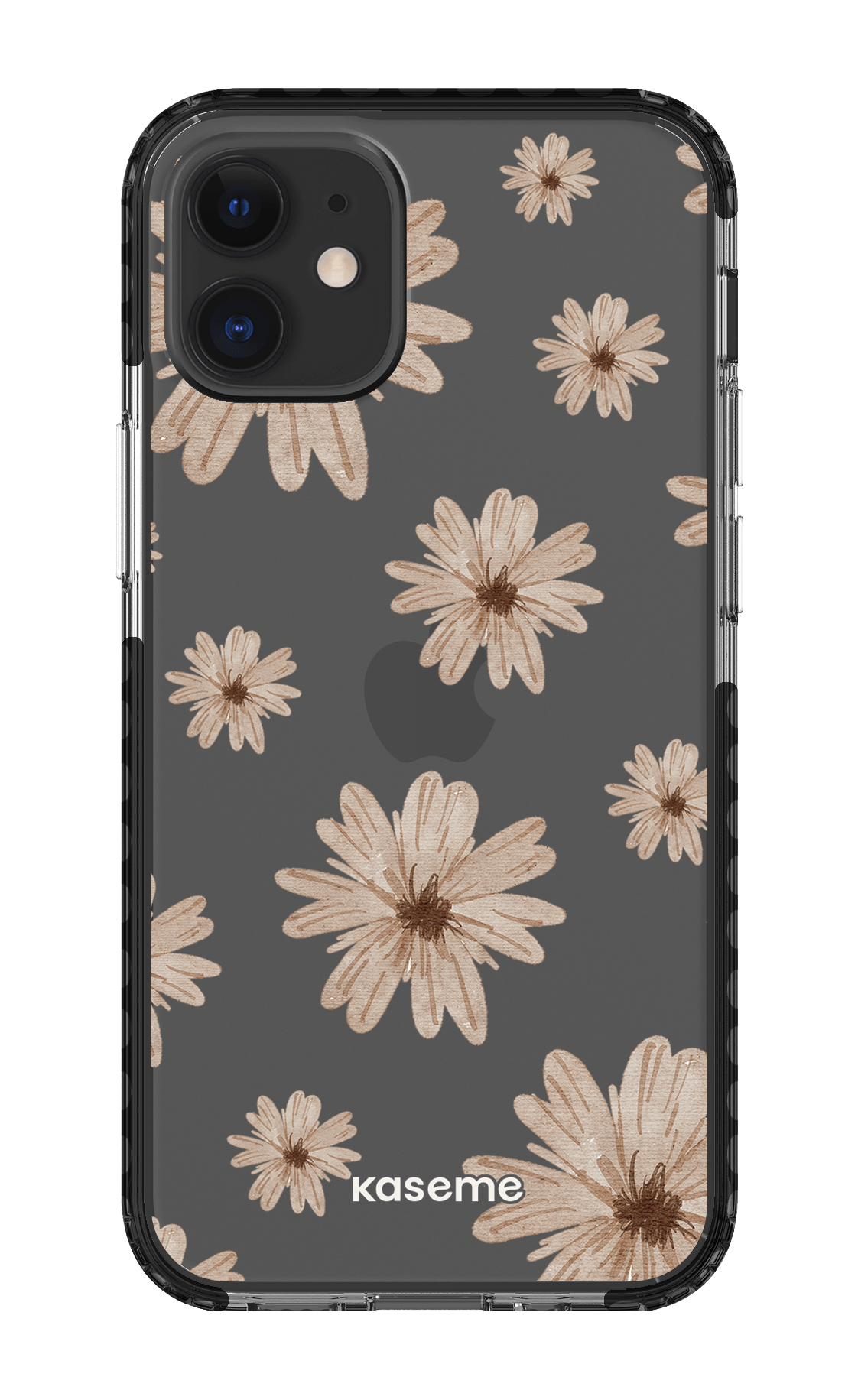 iPhone 12 Mini Clear Case - Black Delicate Dreams Clear Case -