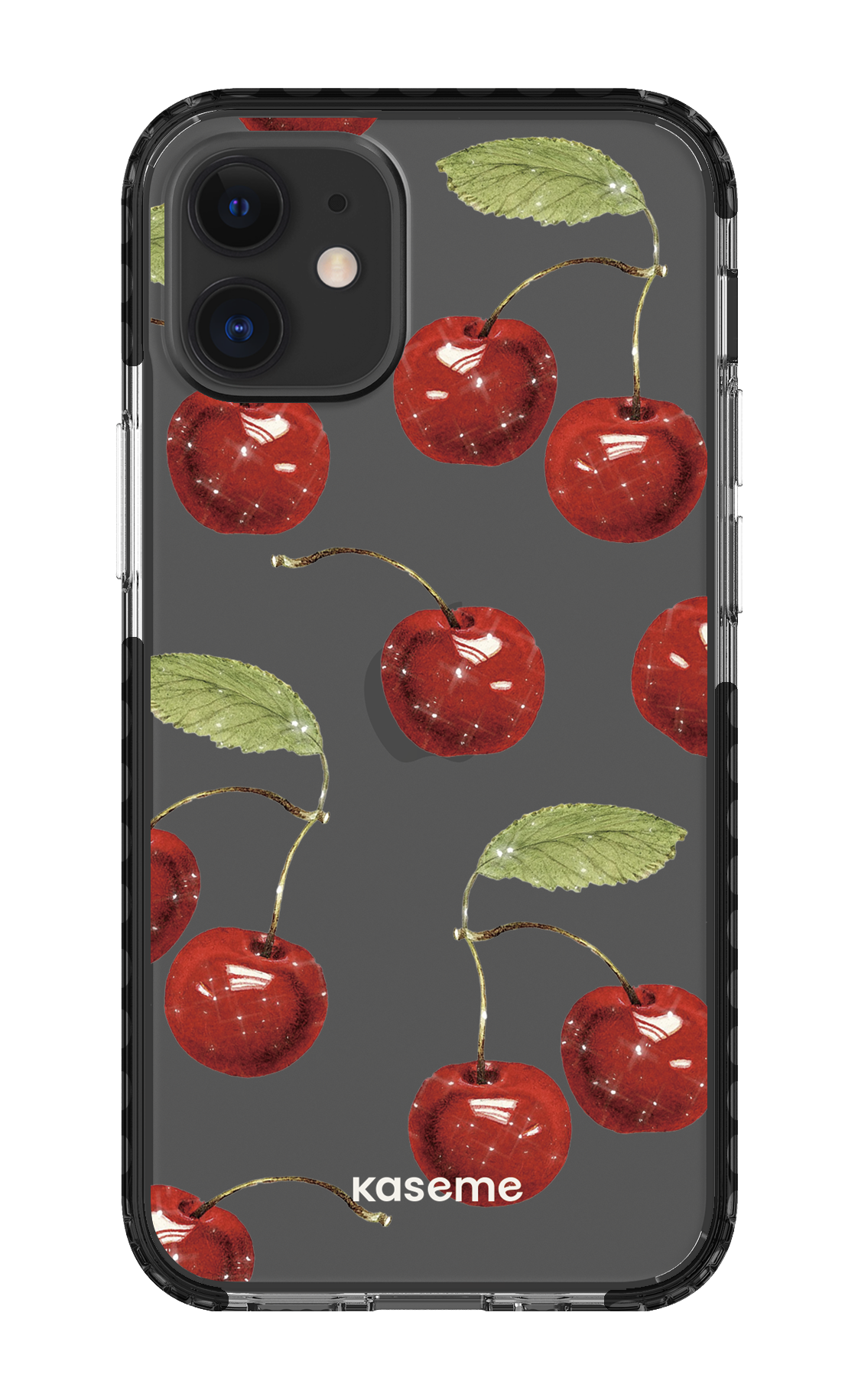 iPhone 12 Mini Clear Case - Black Juicy Clear Case -