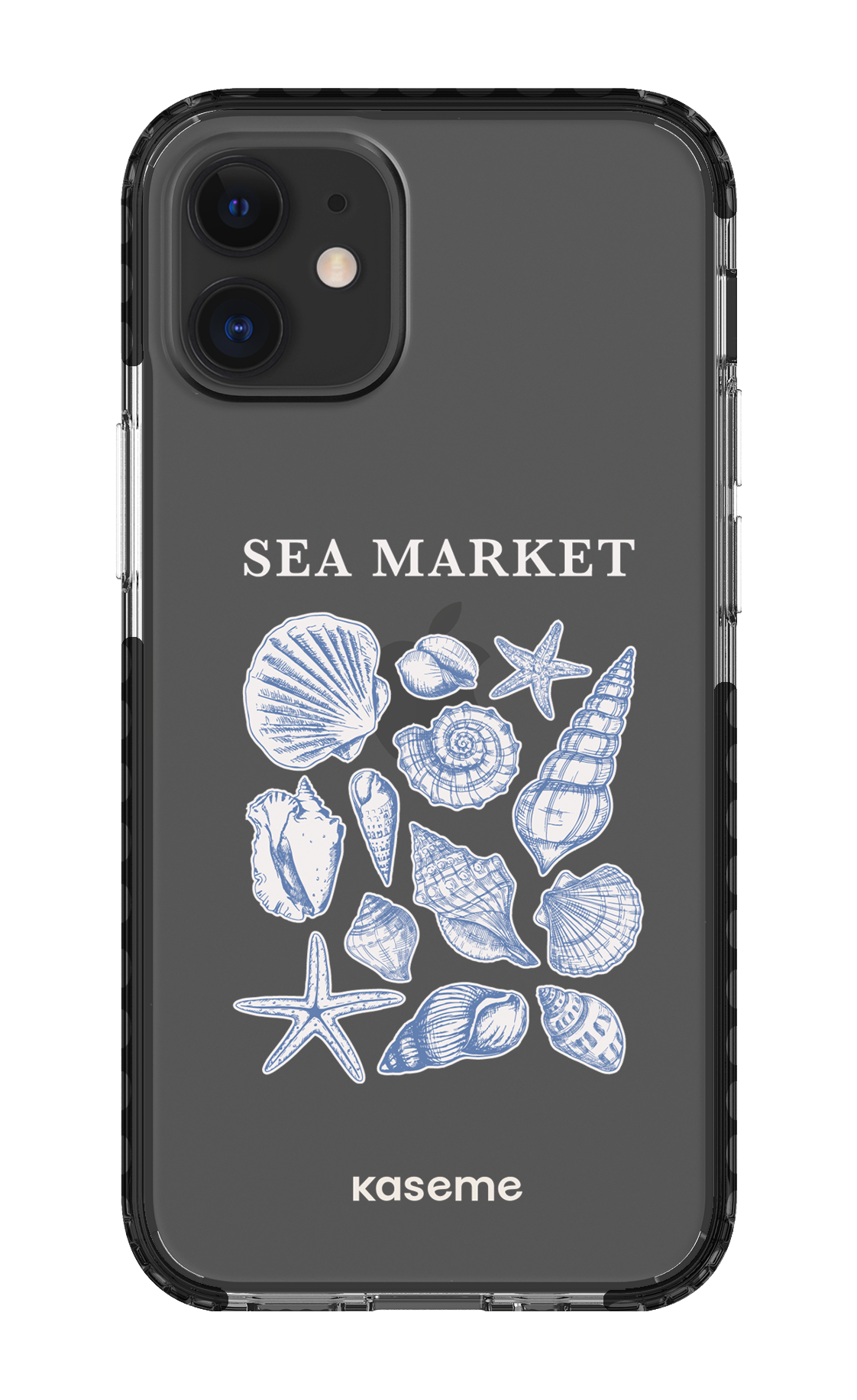 iPhone 12 Mini Clear Case - Black Souvenir Clear Case -