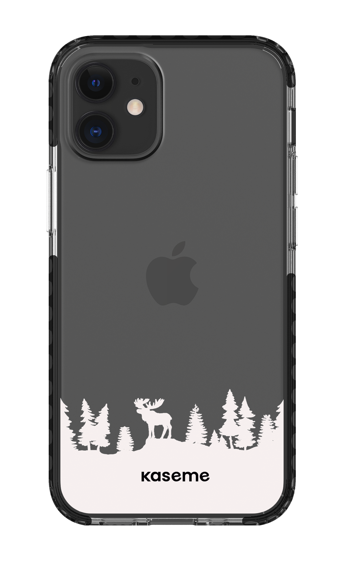 iPhone 12 Mini Clear Case - Black The Moose Clear Case -