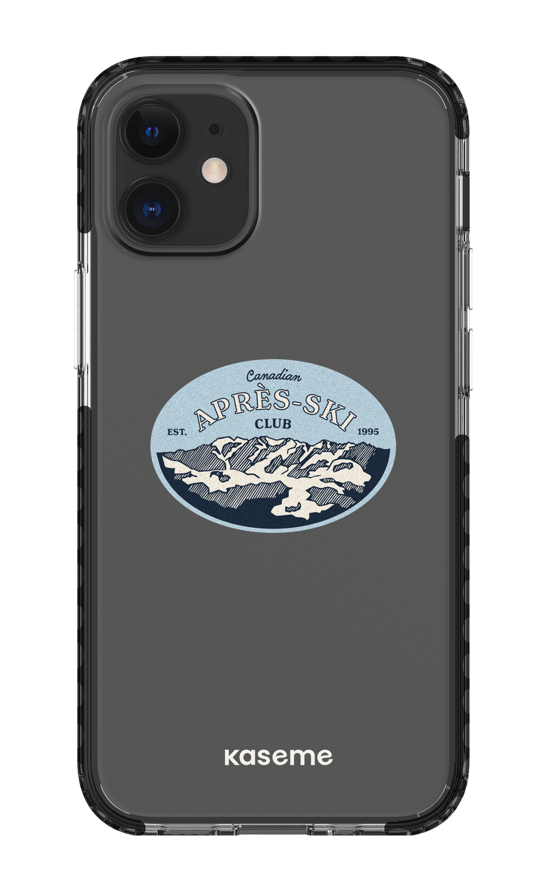 iPhone 12 Mini Clear Case - Black Whistler Clear Case -