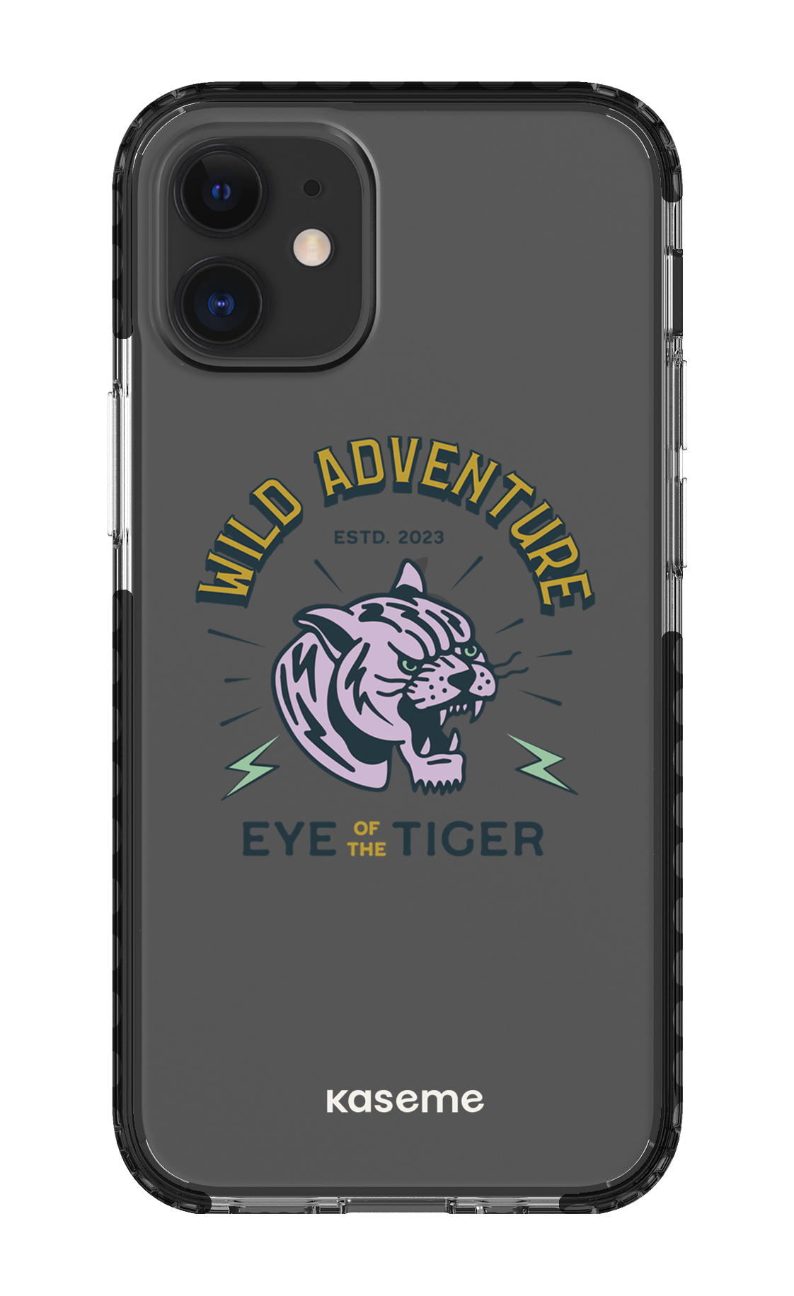 iPhone 12 Mini Clear Case - Black Wildcats clear case -