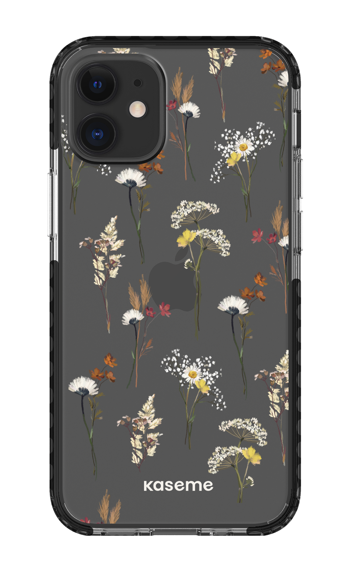 iPhone 12 Mini Clear Case - Black Wilderness Clear Case -