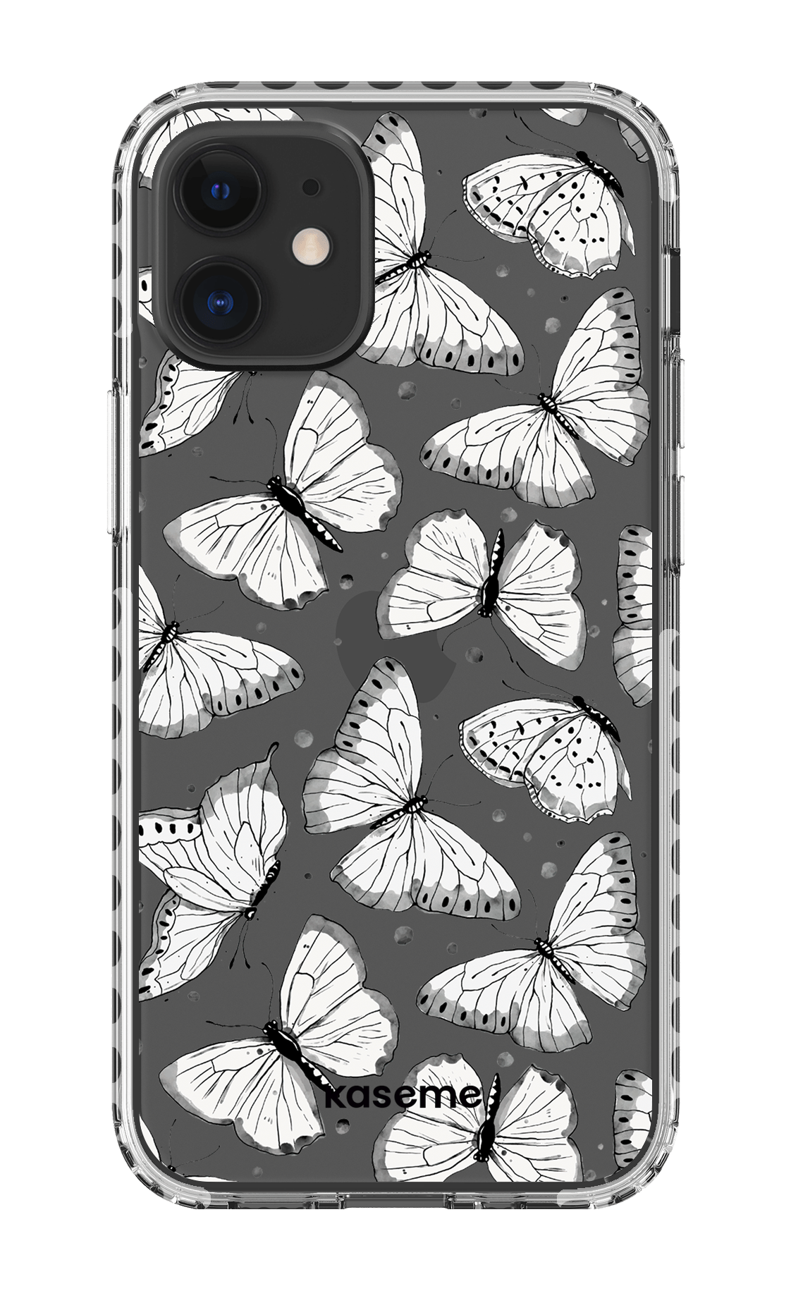 iPhone 12 Mini Clear Case - White Float Clear Case -