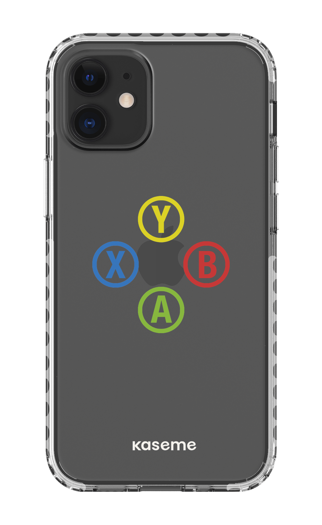 iPhone 12 Mini Clear Case - White Game clear case -