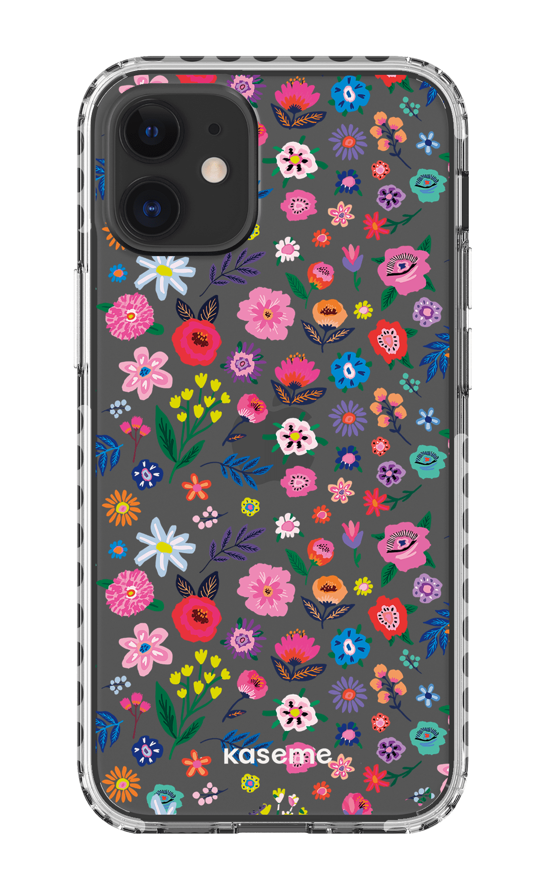 iPhone 12 Mini Clear Case - White Hallucinate Clear Case -