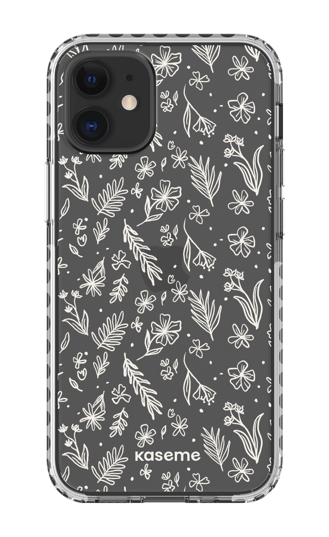 iPhone 12 Mini Clear Case - White Olive Branch Clear Case -