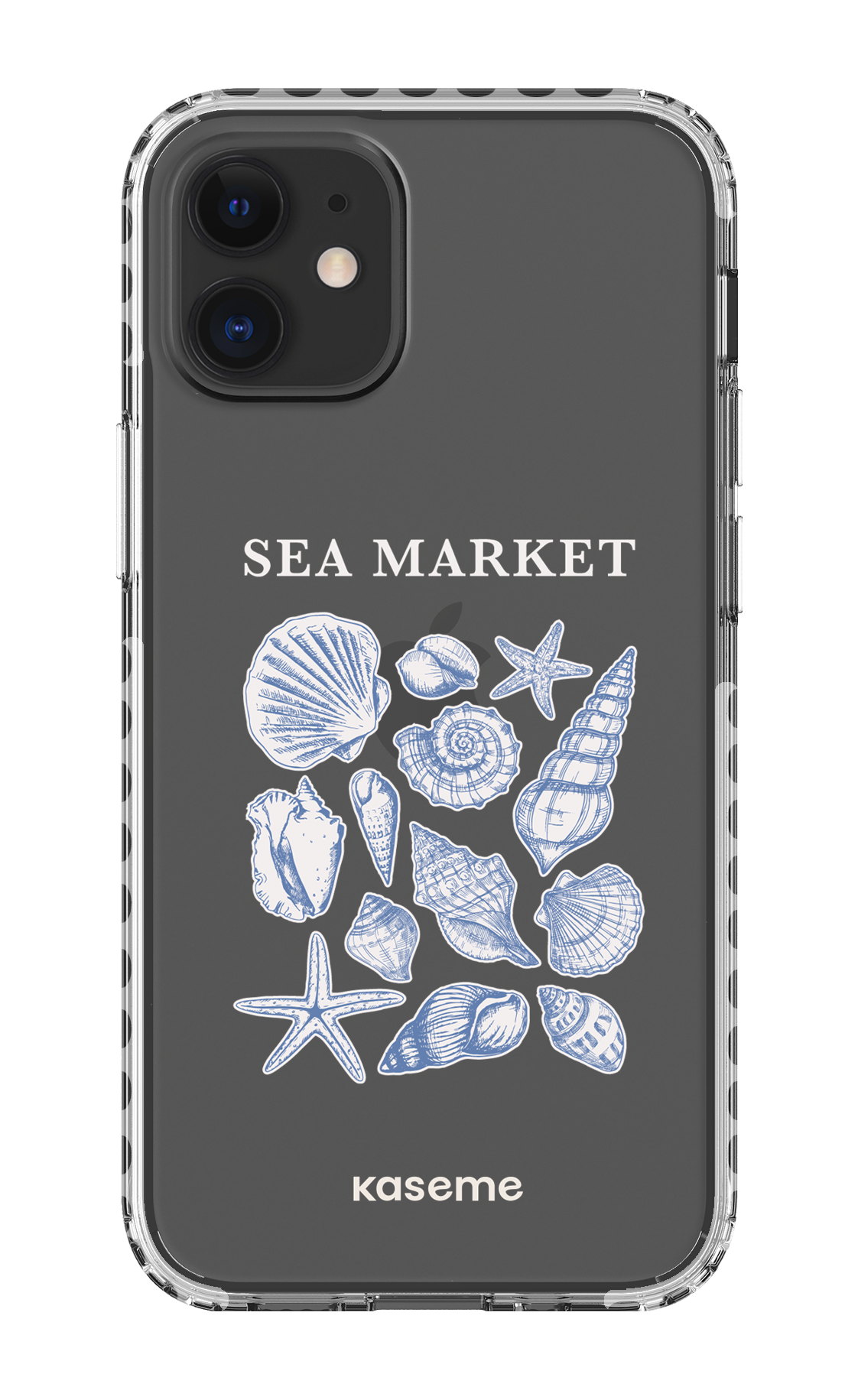 iPhone 12 Mini Clear Case - White Souvenir Clear Case -