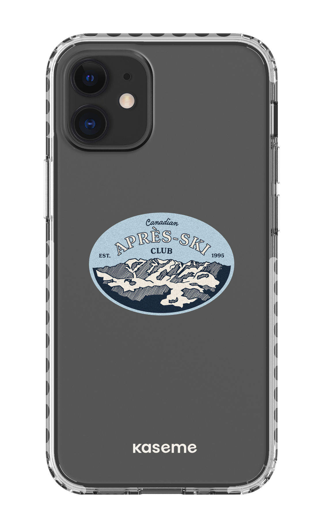 iPhone 12 Mini Clear Case - White Whistler Clear Case -