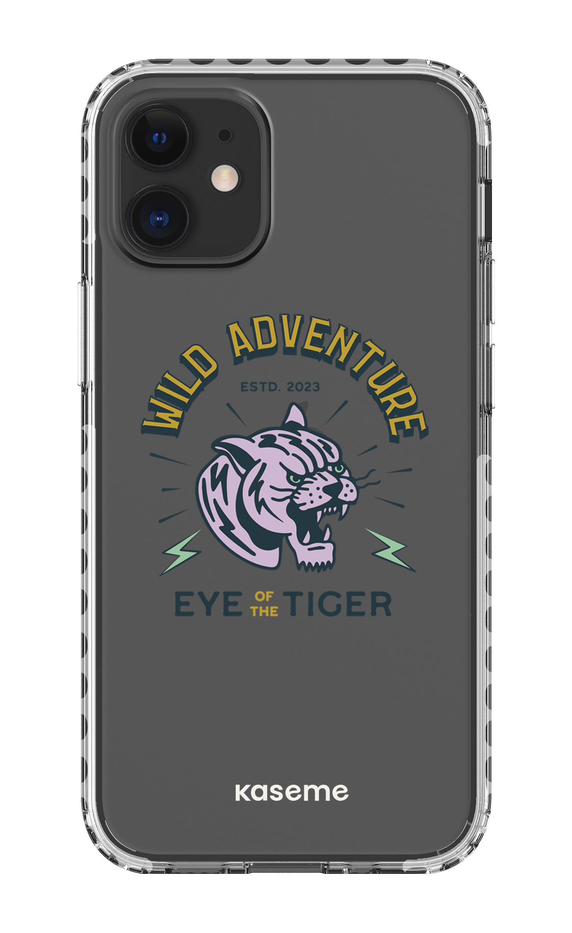 iPhone 12 Mini Clear Case - White Wildcats clear case -