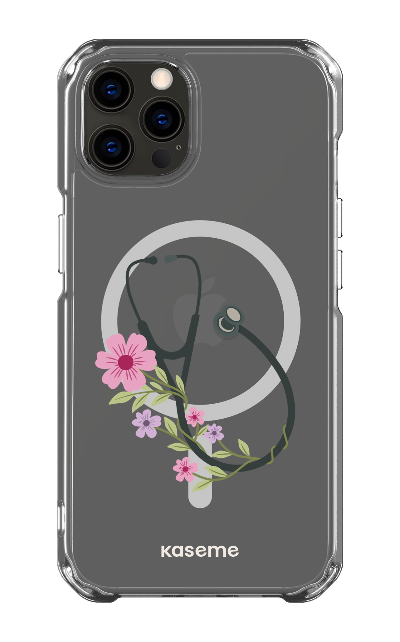 iPhone 12 Pro Clear Case - Magsafe Blossom Beat Clear Case -