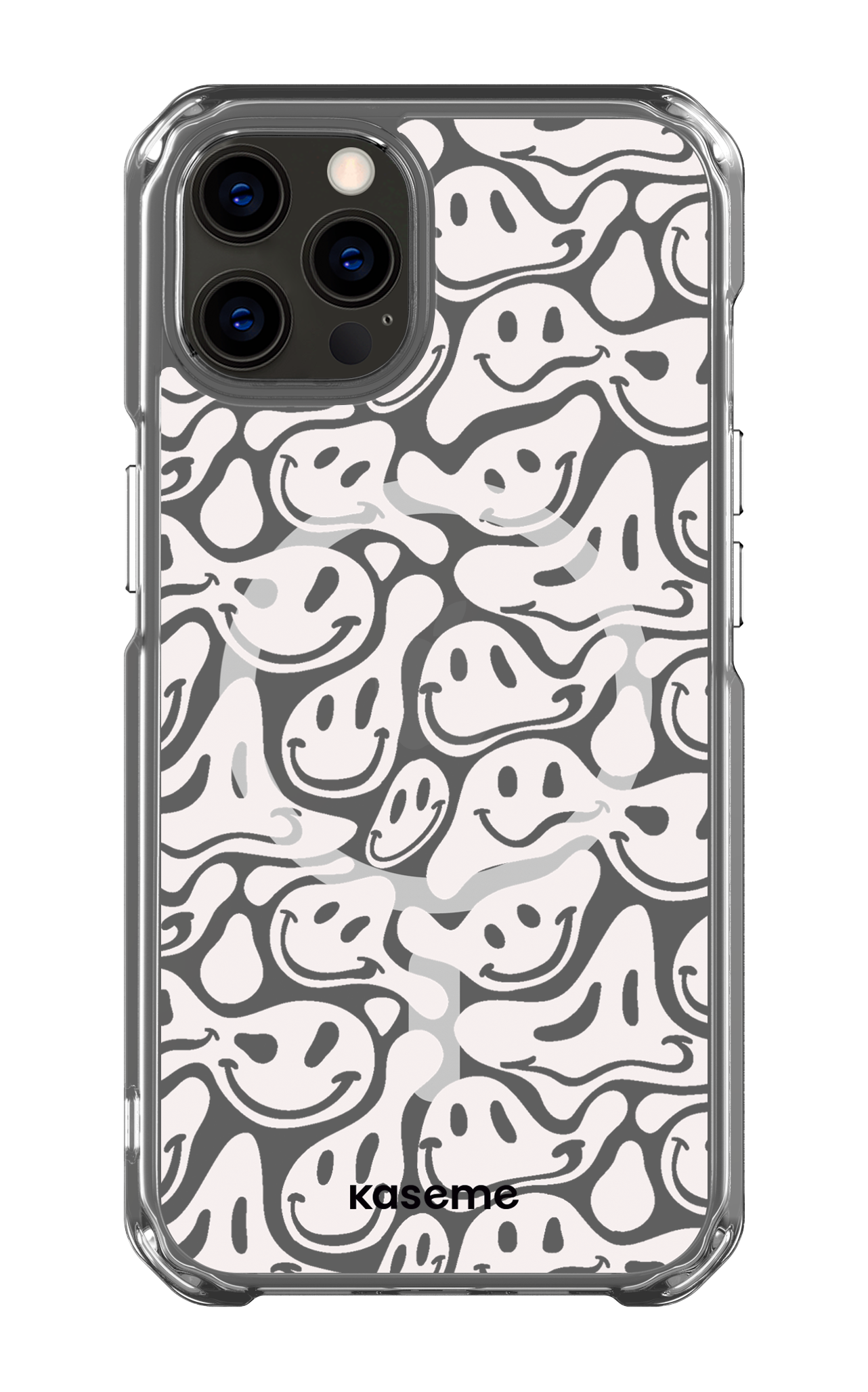 iPhone 12 Pro Clear Case - Magsafe Dystopia Clear Case -