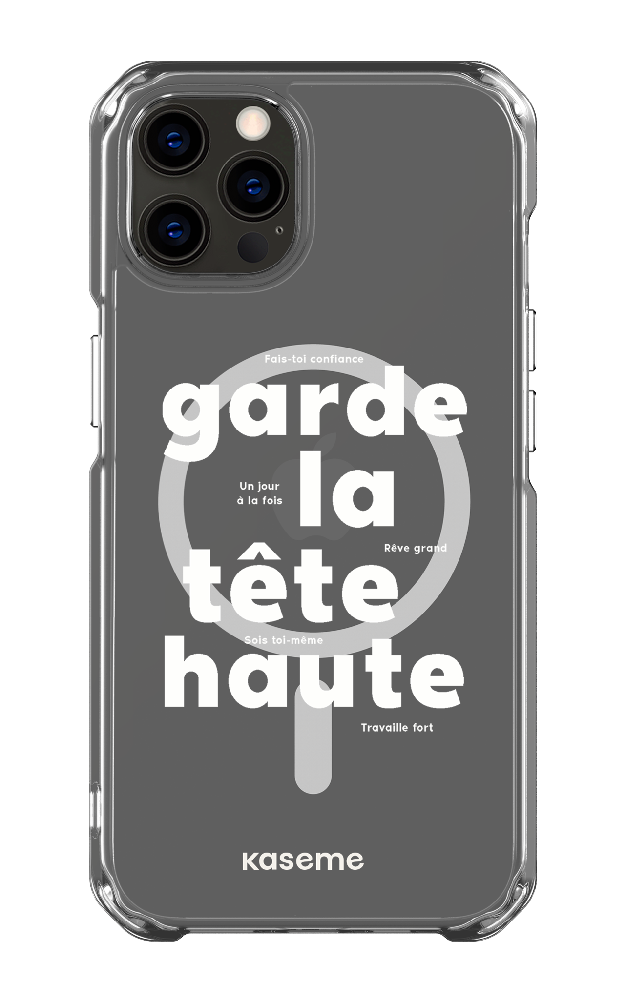 iPhone 12 Pro Clear Case - Magsafe État d'esprit Clear Case -