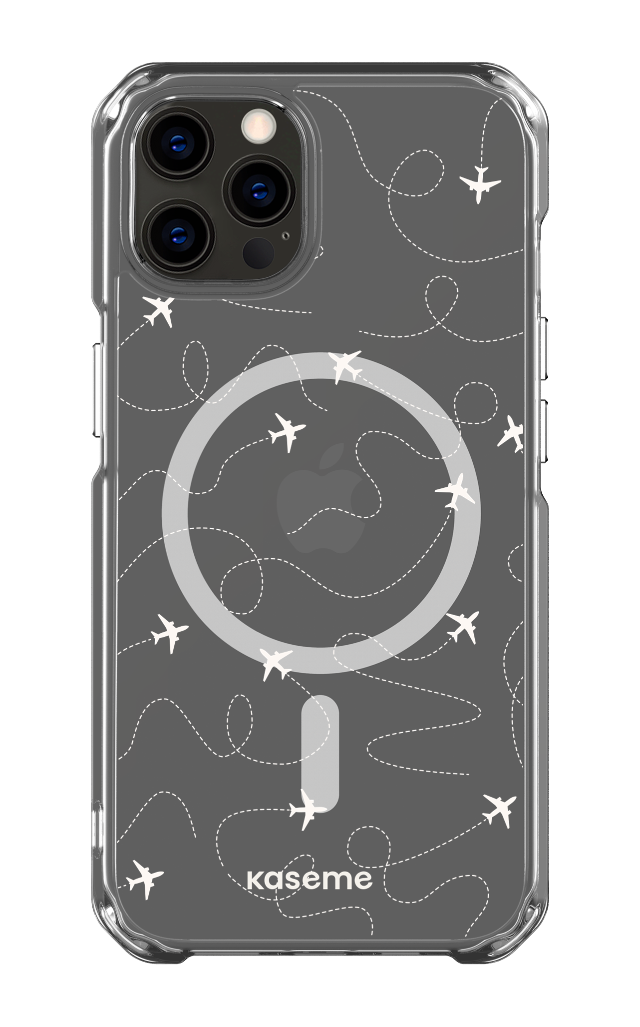 iPhone 12 Pro Clear Case - Magsafe Globetrotter Clear Case -