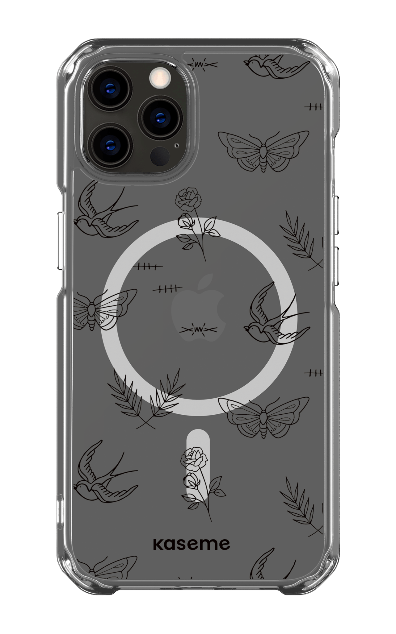 iPhone 12 Pro Clear Case - Magsafe Ink Clear Case -