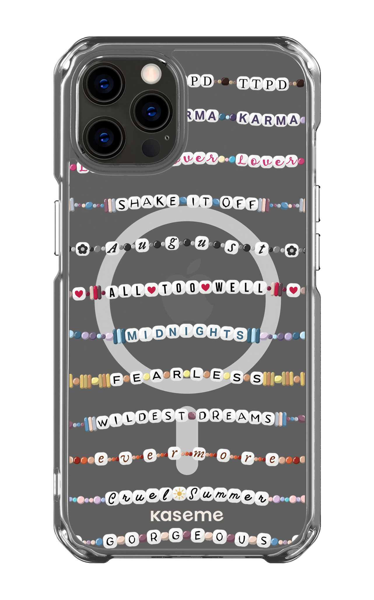 iPhone 12 Pro Clear Case - Magsafe Love Story Clear Case -