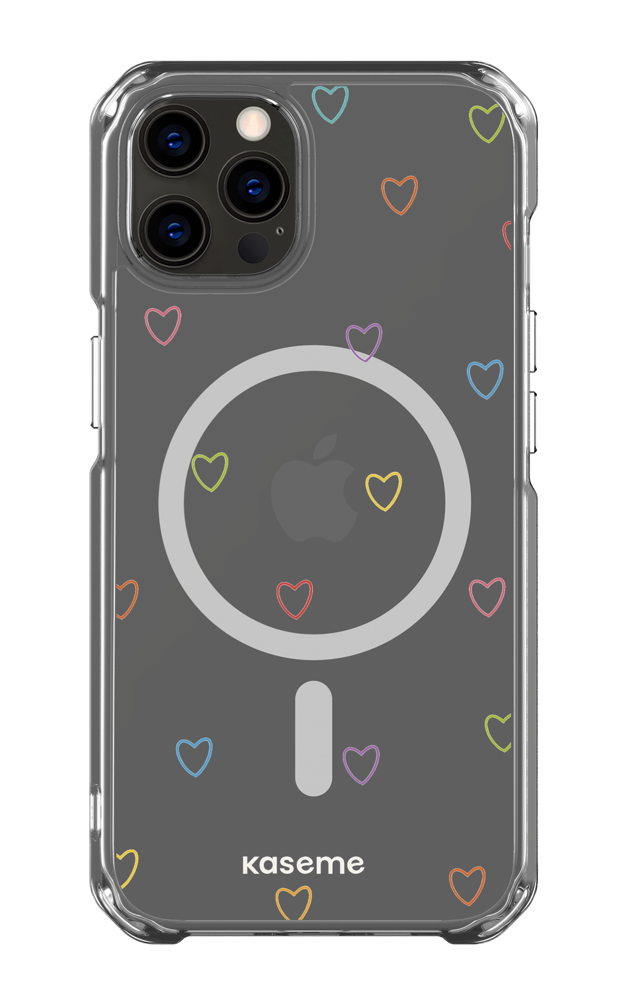 iPhone 12 Pro Clear Case - Magsafe Love Wins Clear Case -