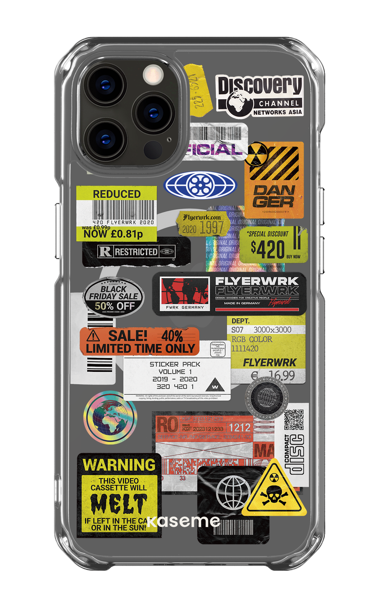 iPhone 12 Pro Clear Case - Magsafe Melt Clear Case -