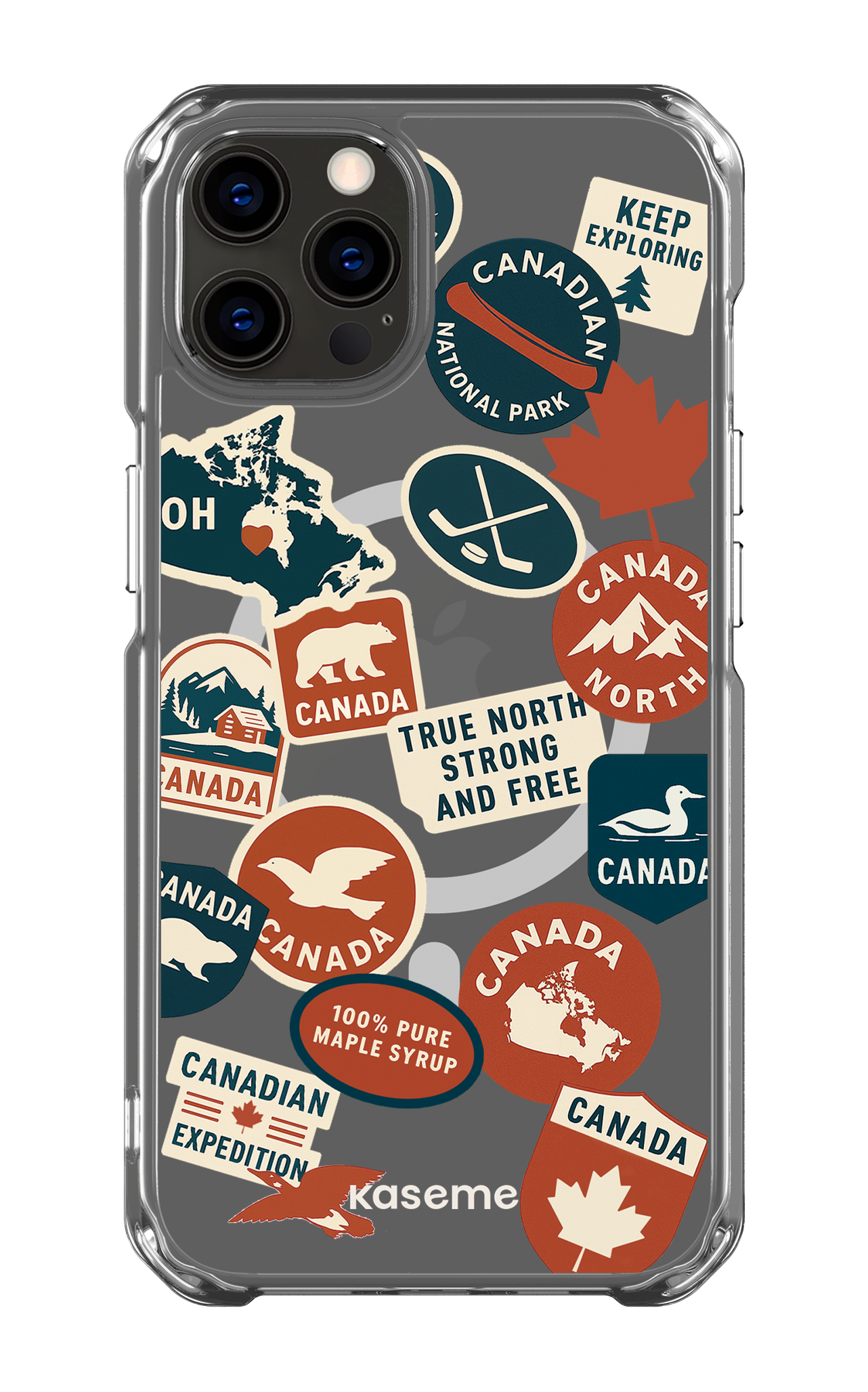 iPhone 12 Pro Clear Case - Magsafe Oh Maple -