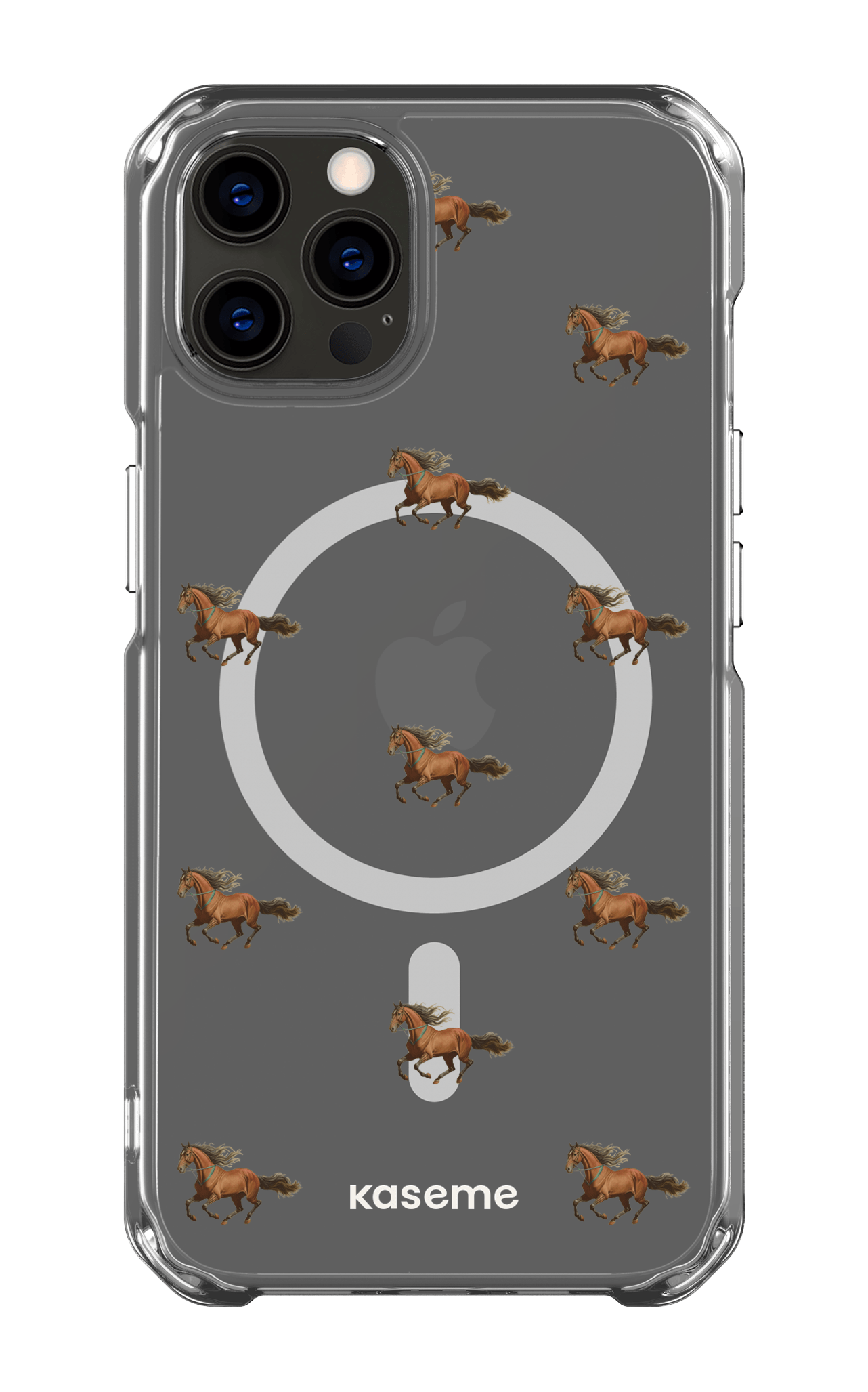 iPhone 12 Pro Clear Case - Magsafe Saddle Clear Case -