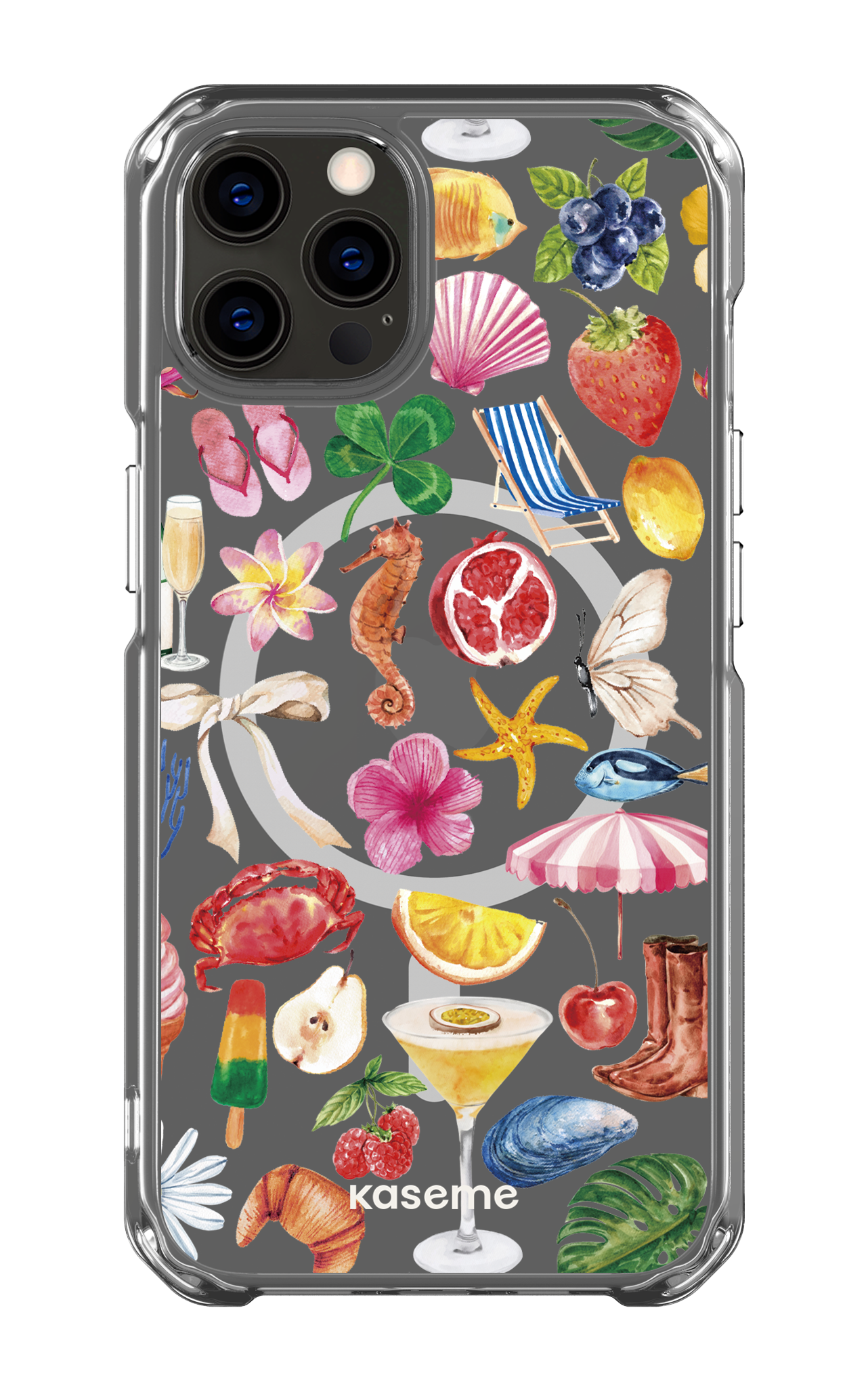 iPhone 12 Pro Clear Case - Magsafe St-Tropez Clear Case -