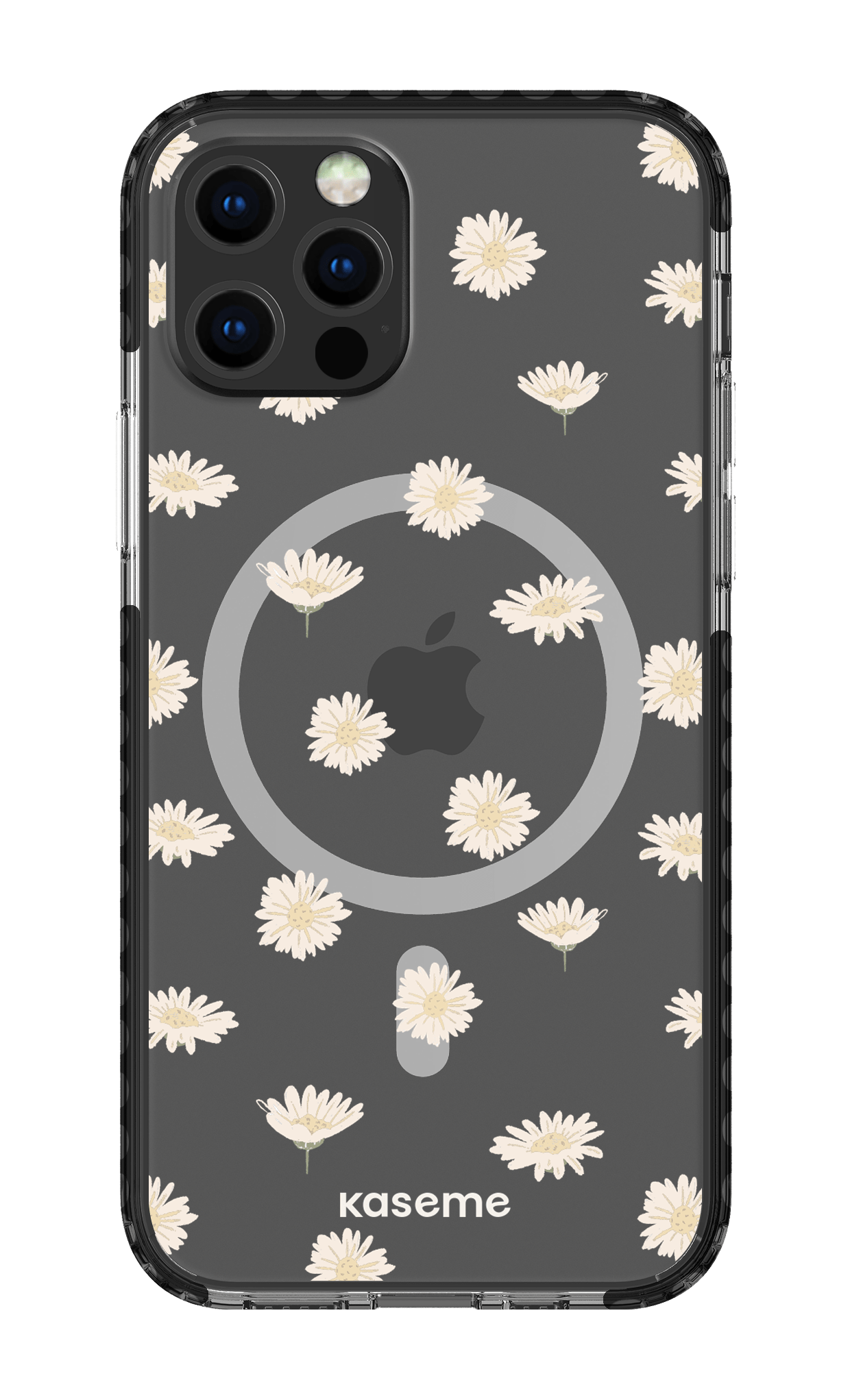 iPhone 12 Pro Clear Case Magsafe - Black Bella Clear Case -