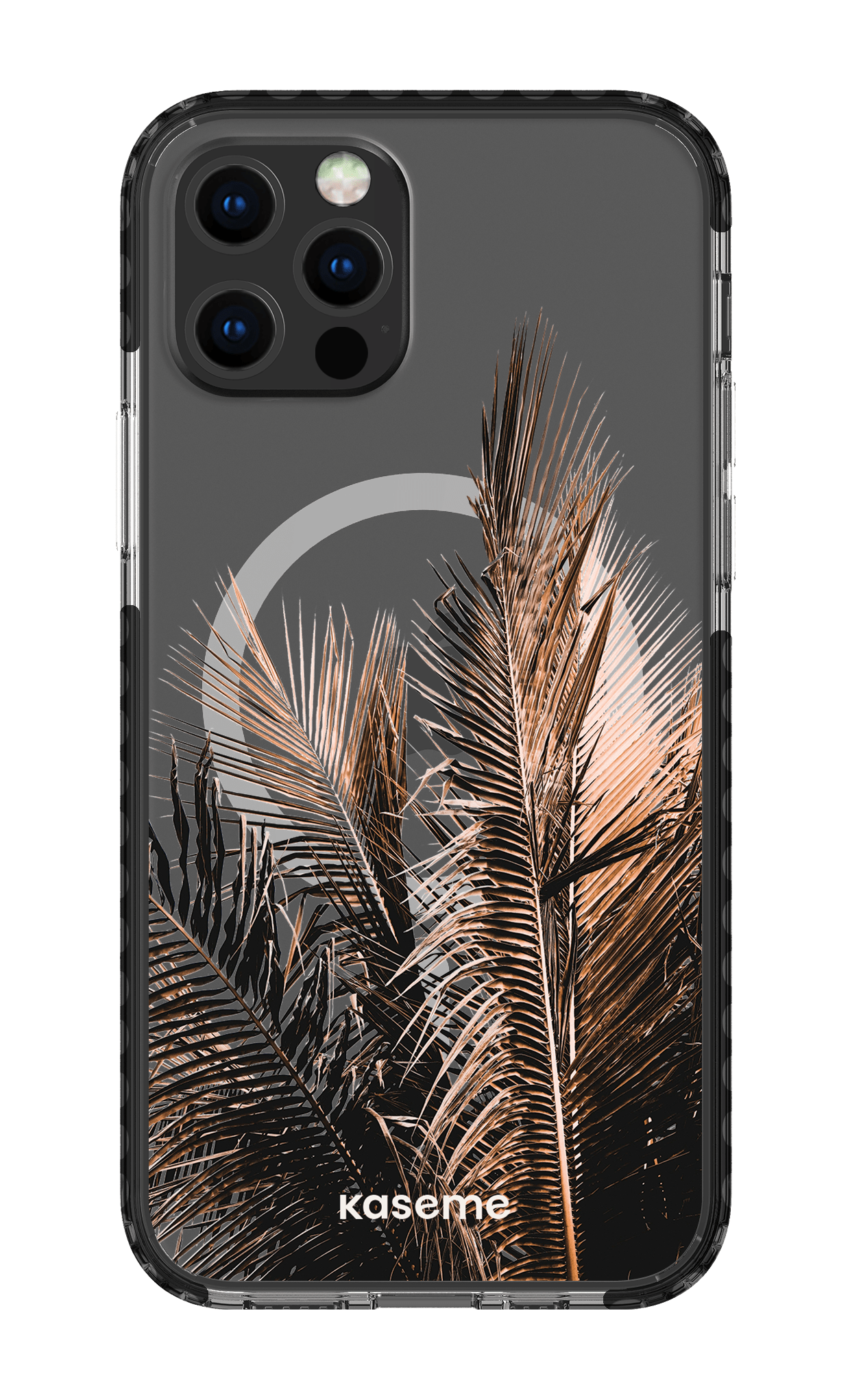 iPhone 12 Pro Clear Case Magsafe - Black Cali Clear Case -