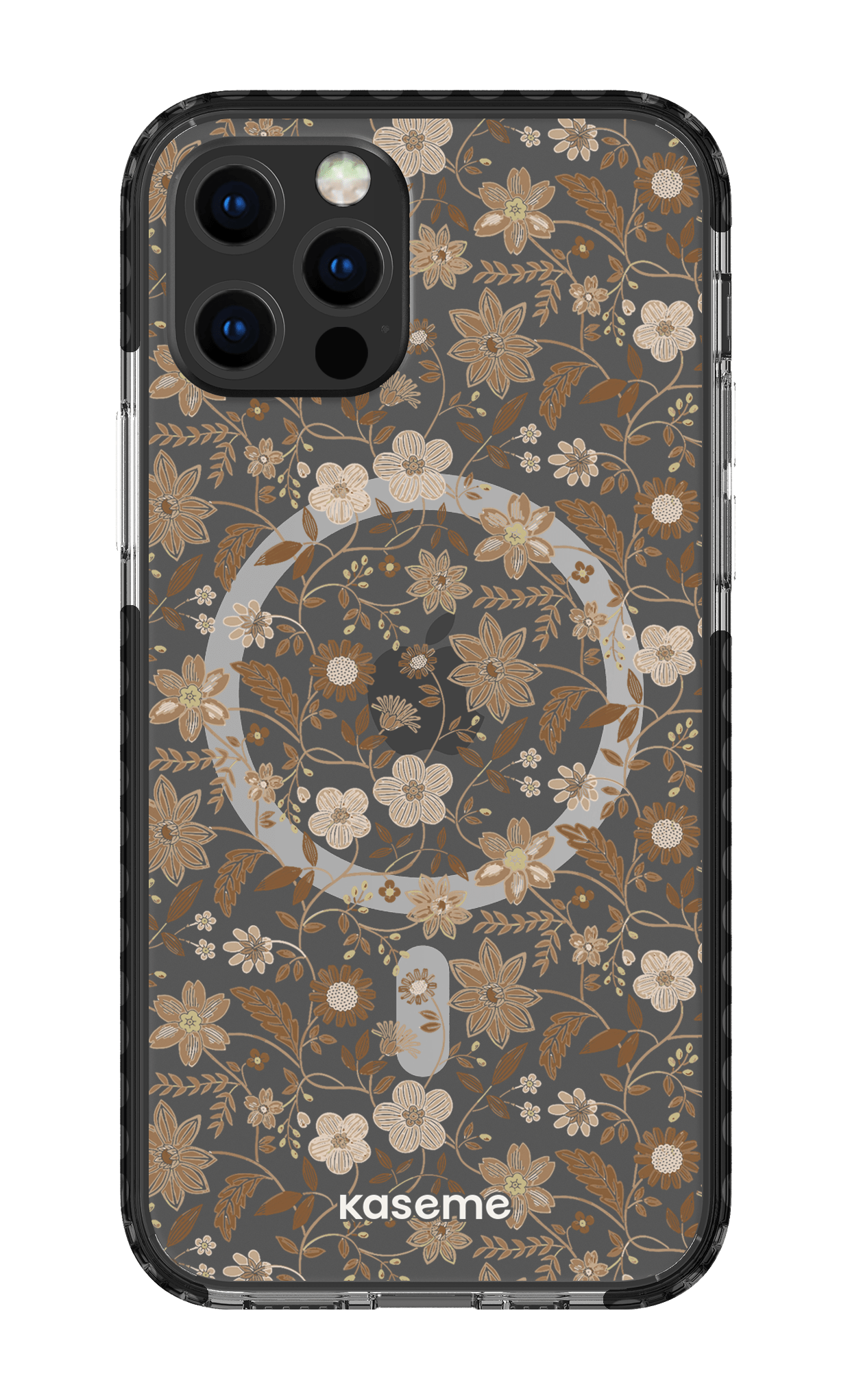 iPhone 12 Pro Clear Case Magsafe - Black Eloise Clear Case -