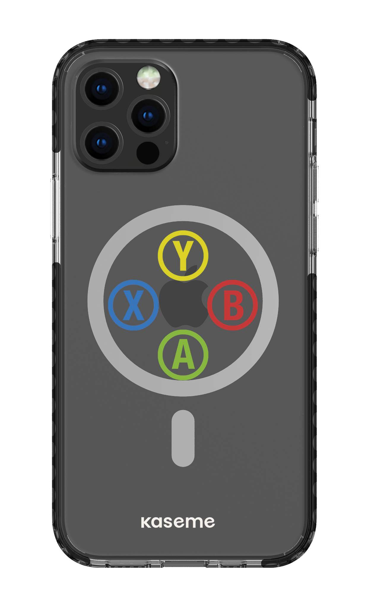 iPhone 12 Pro Clear Case Magsafe - Black Game clear case -