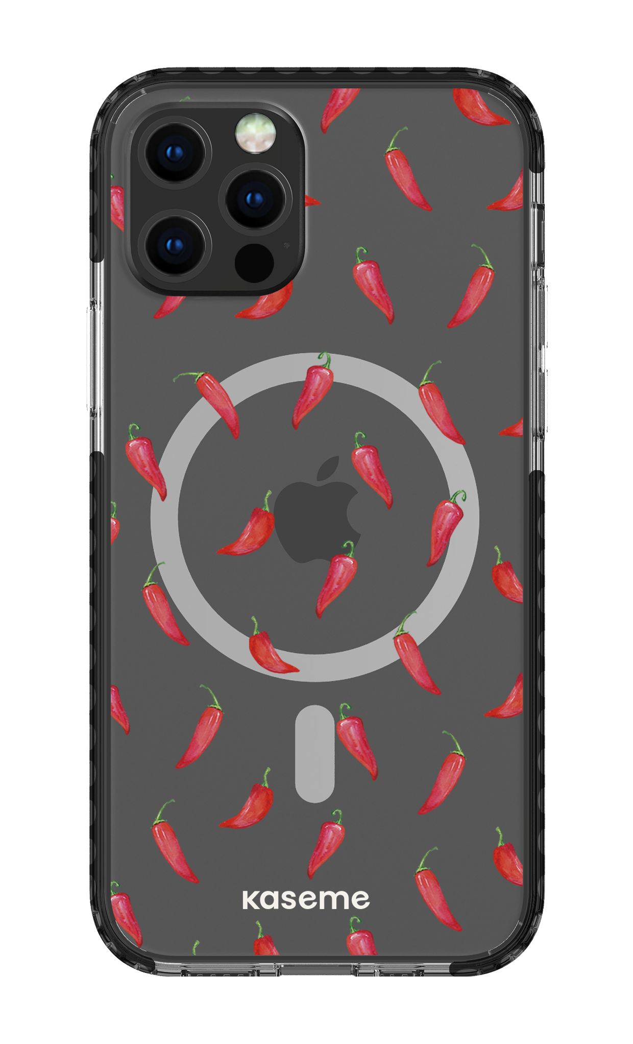 iPhone 12 Pro Clear Case Magsafe - Black Hottie clear case -