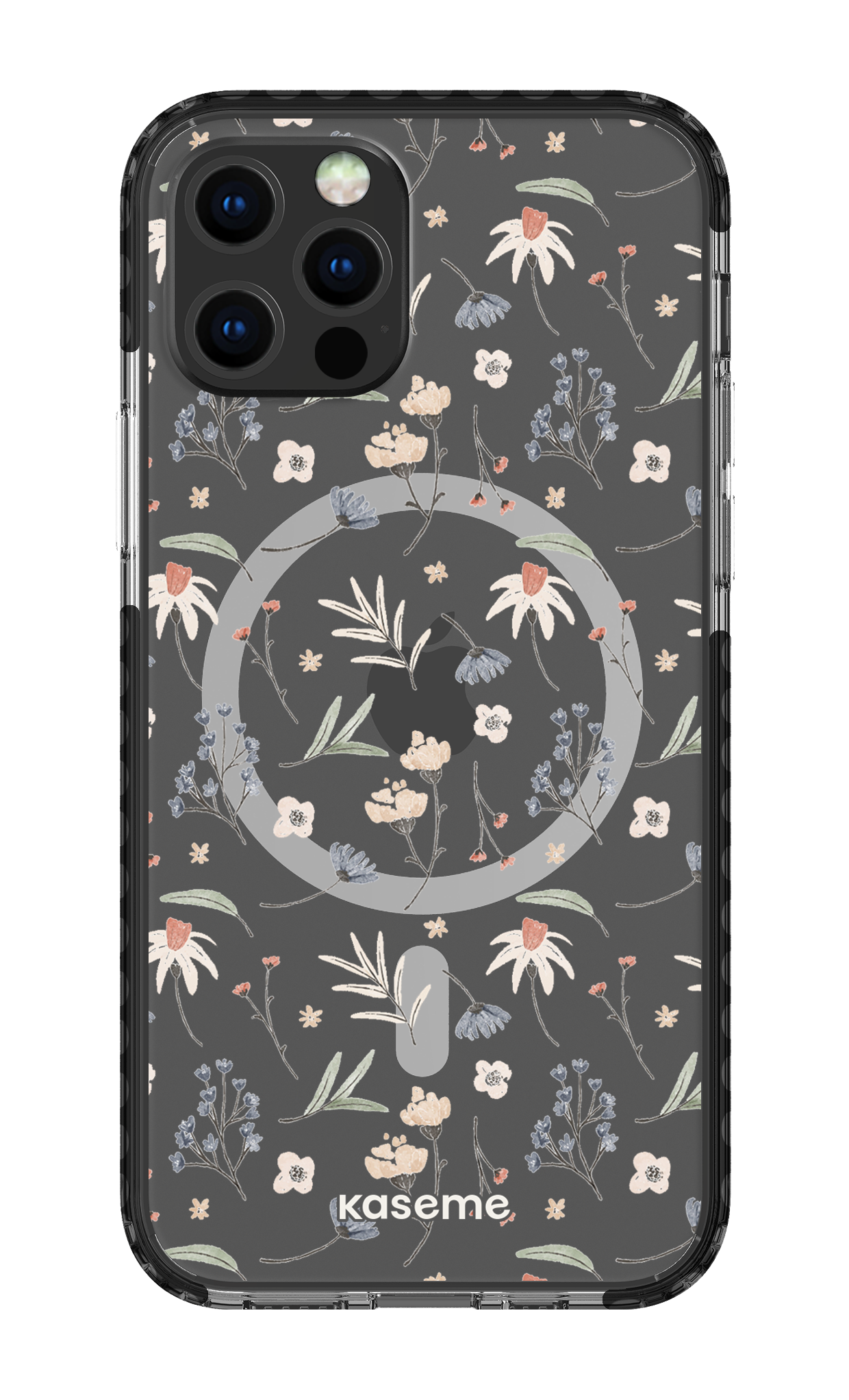 iPhone 12 Pro Clear Case Magsafe - Black Mia Clear Case -